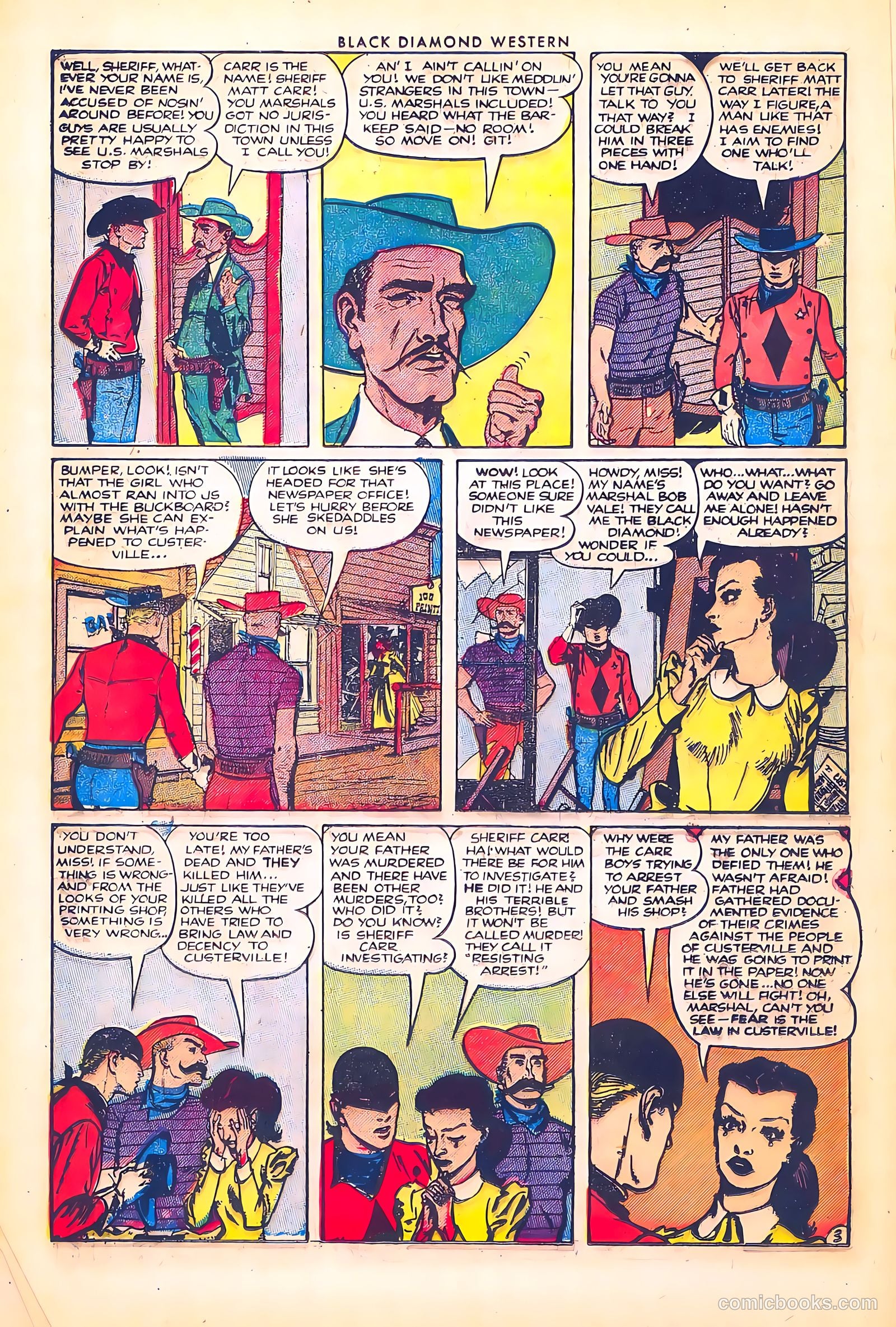 Black Diamond Western #38 (1952) — page 17 of 37
