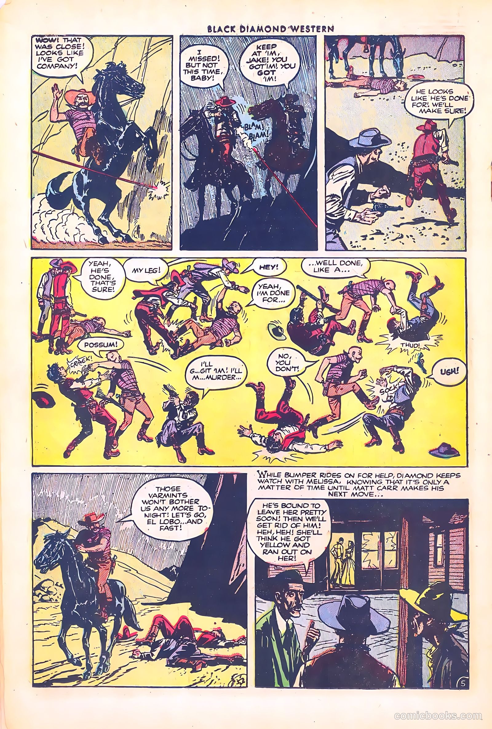 Black Diamond Western #38 (1952) — page 19 of 37