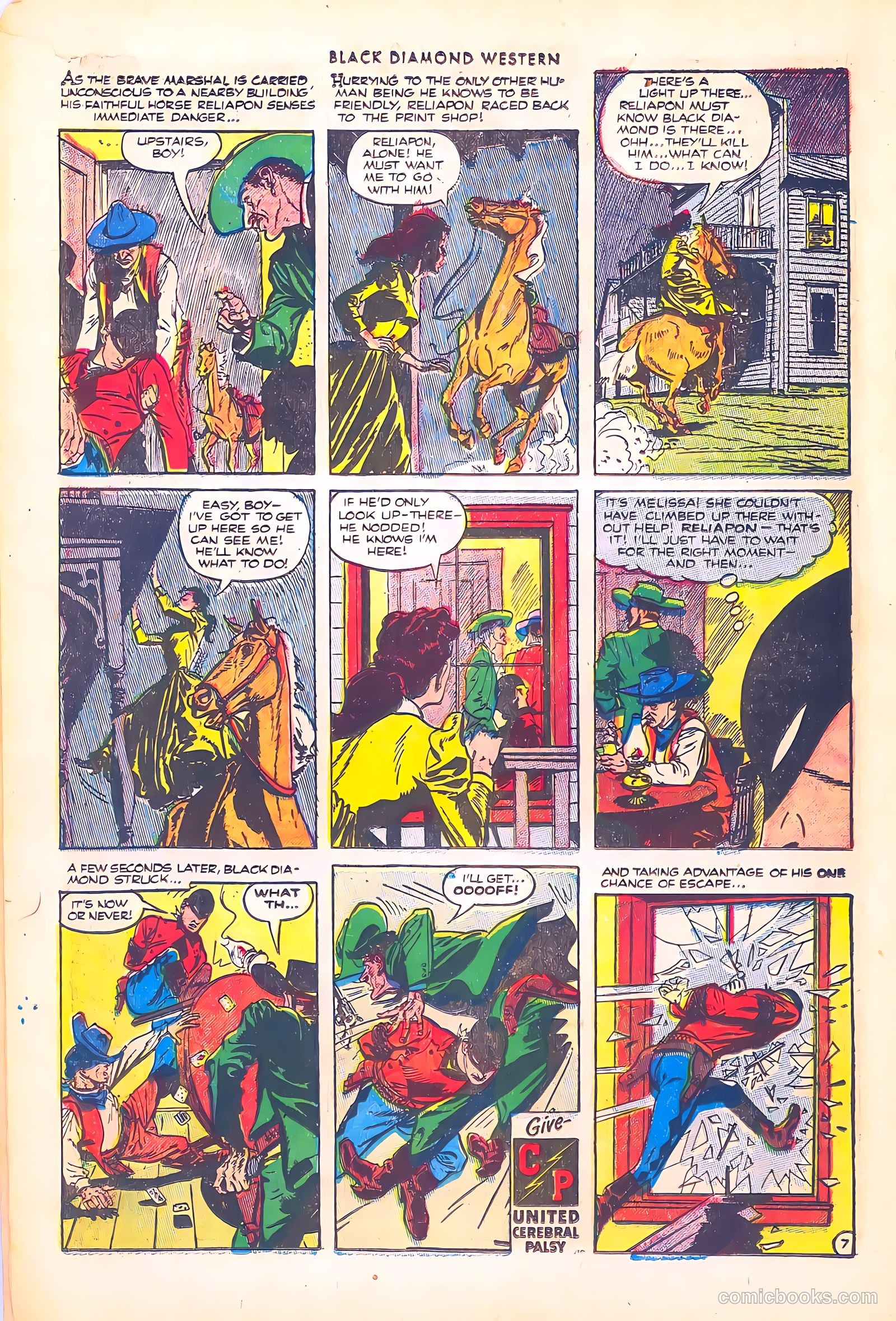 Black Diamond Western #38 (1952) — page 21 of 37