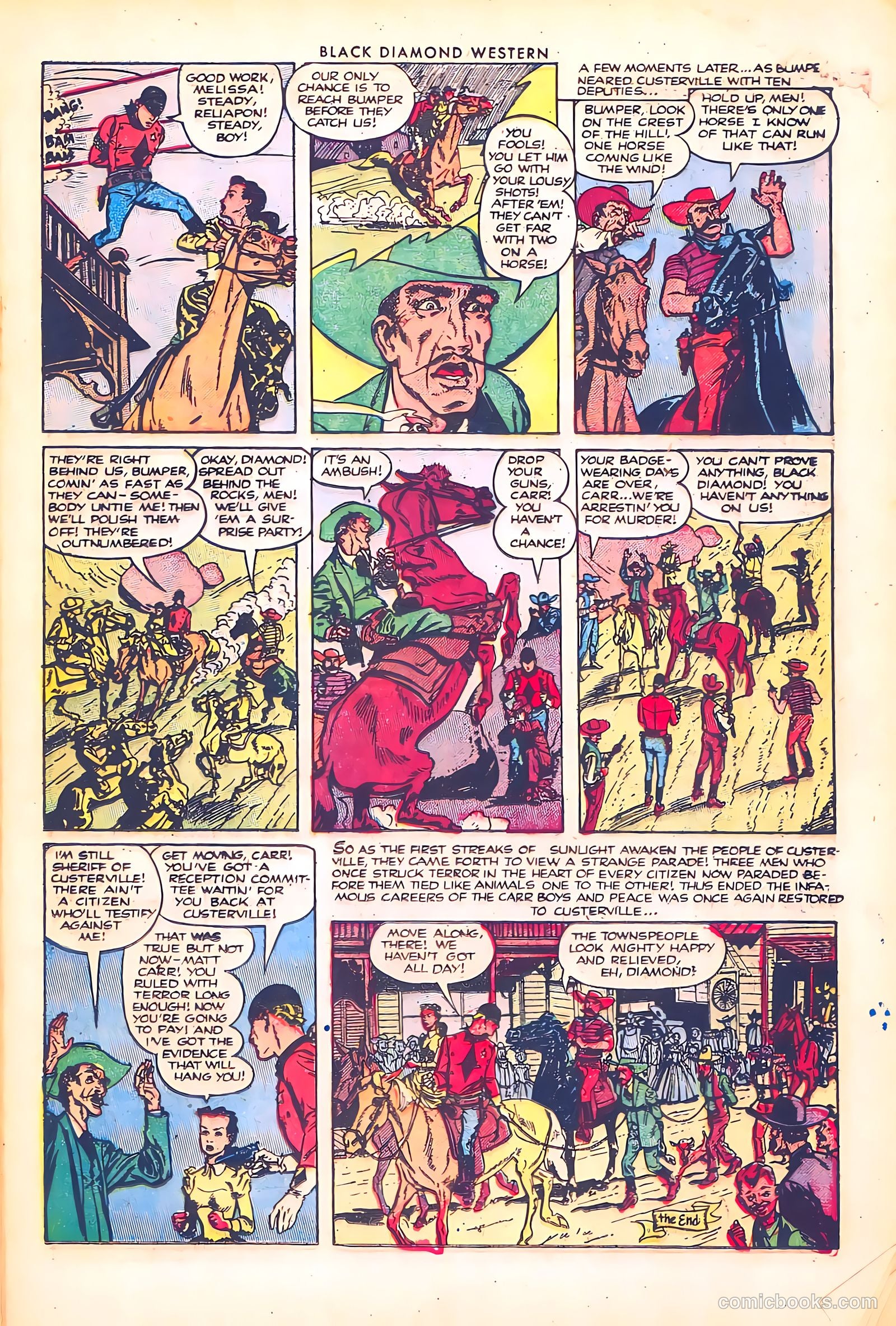 Black Diamond Western #38 (1952) — page 22 of 37