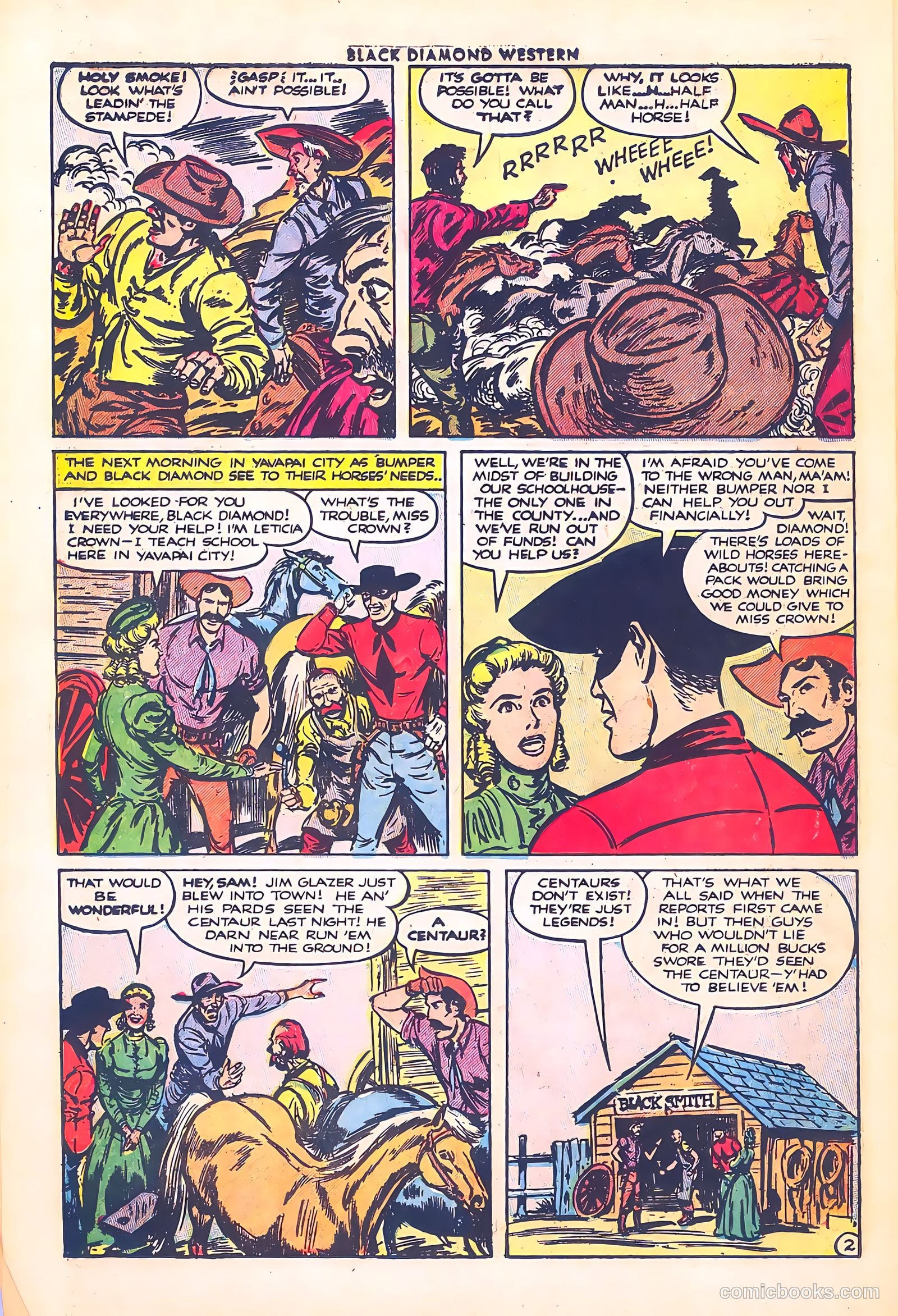 Black Diamond Western #38 (1952) — page 27 of 37