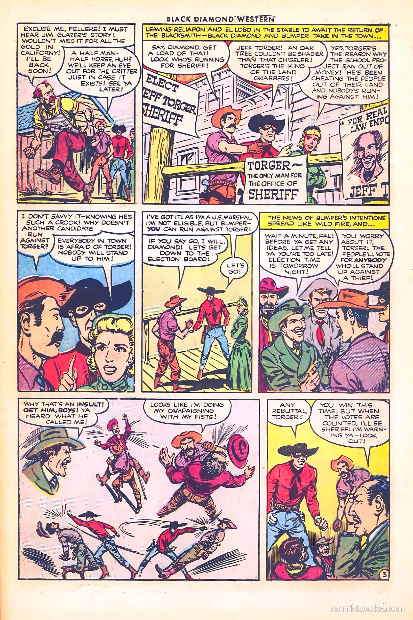 Black Diamond Western #38 (1952) — page 28 of 37