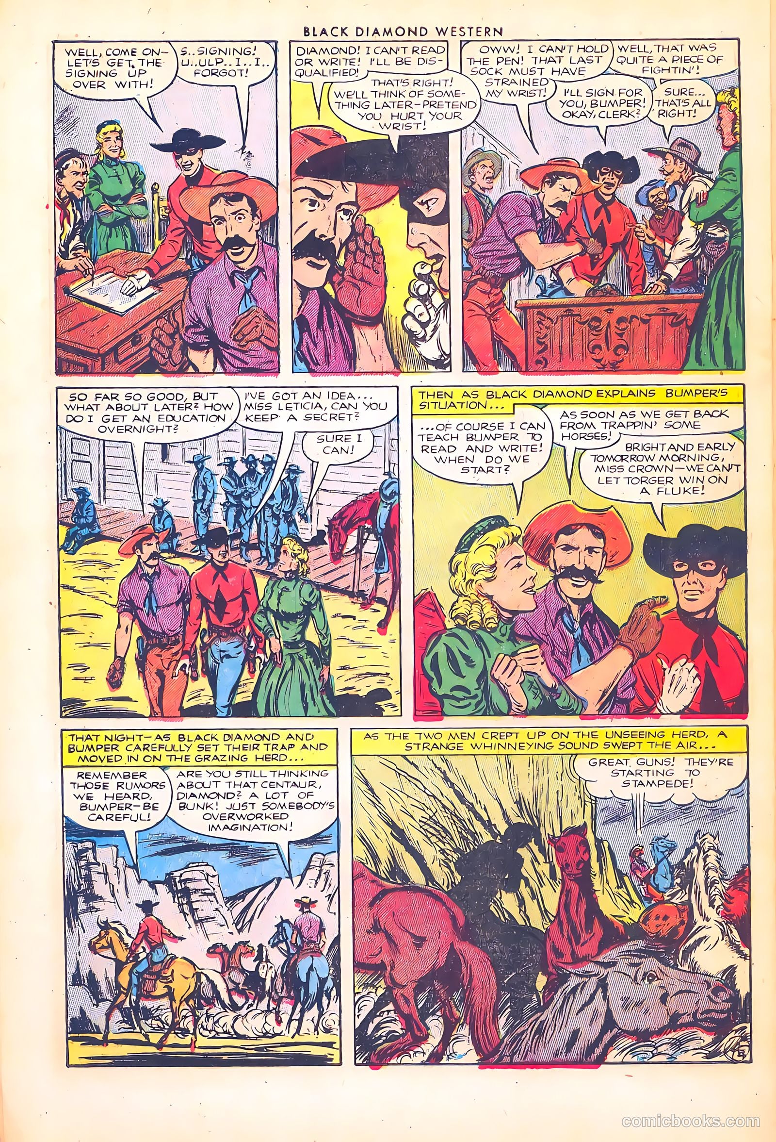 Black Diamond Western #38 (1952) — page 29 of 37