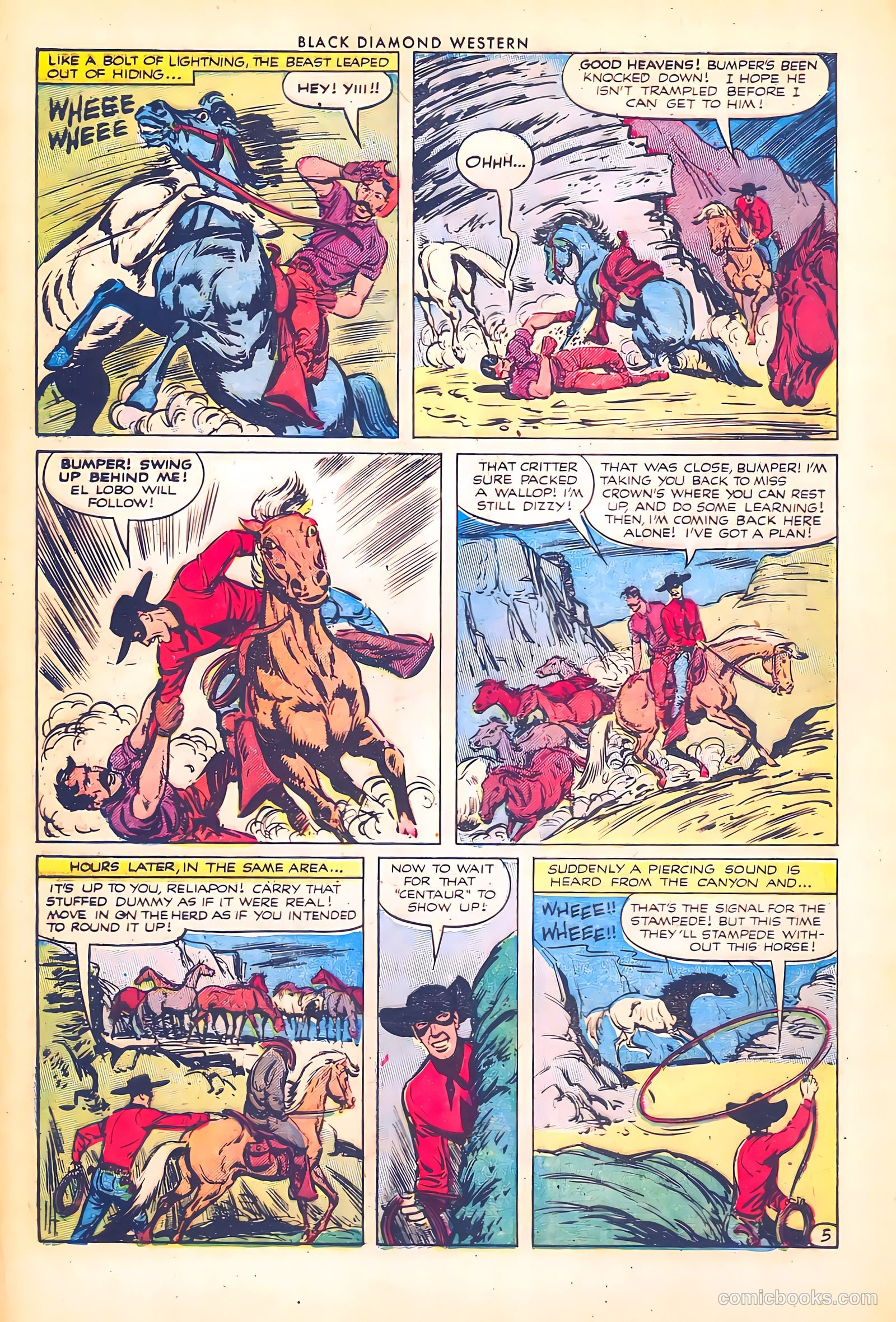 Black Diamond Western #38 (1952) — page 30 of 37