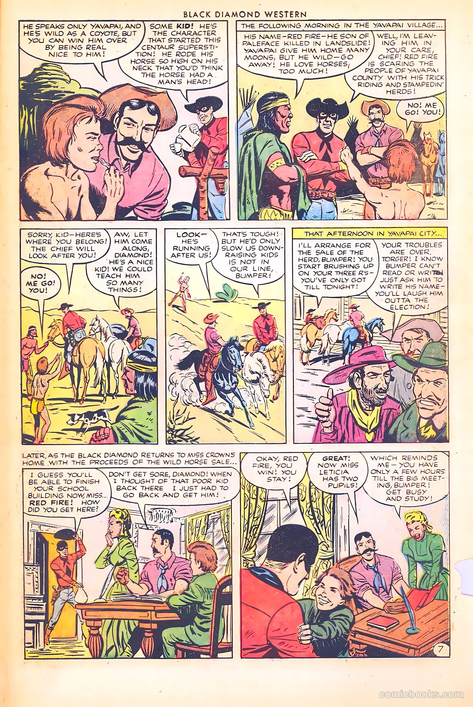 Black Diamond Western #38 (1952) — page 32 of 37