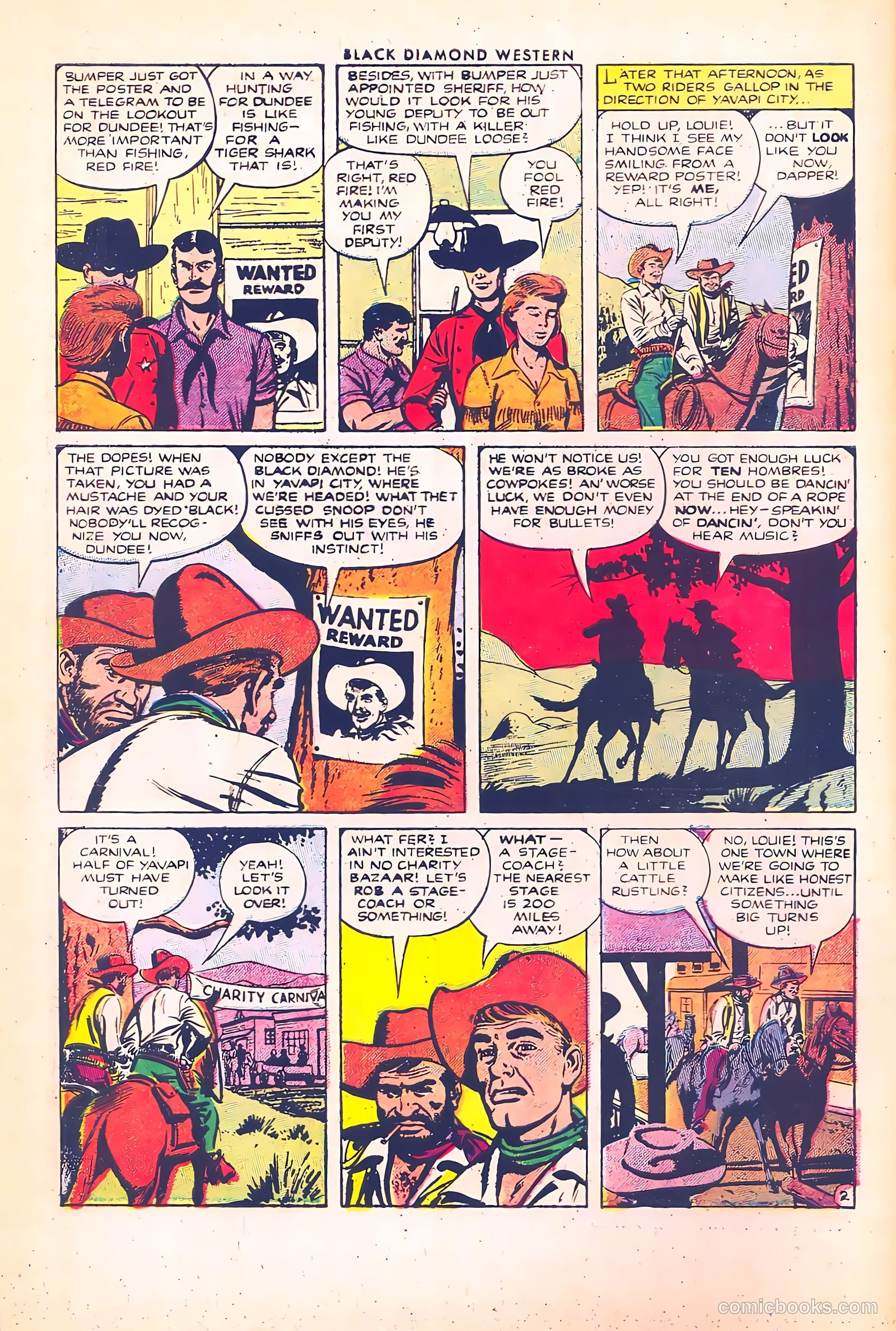 Black Diamond Western #39 (1952) — page 5 of 37