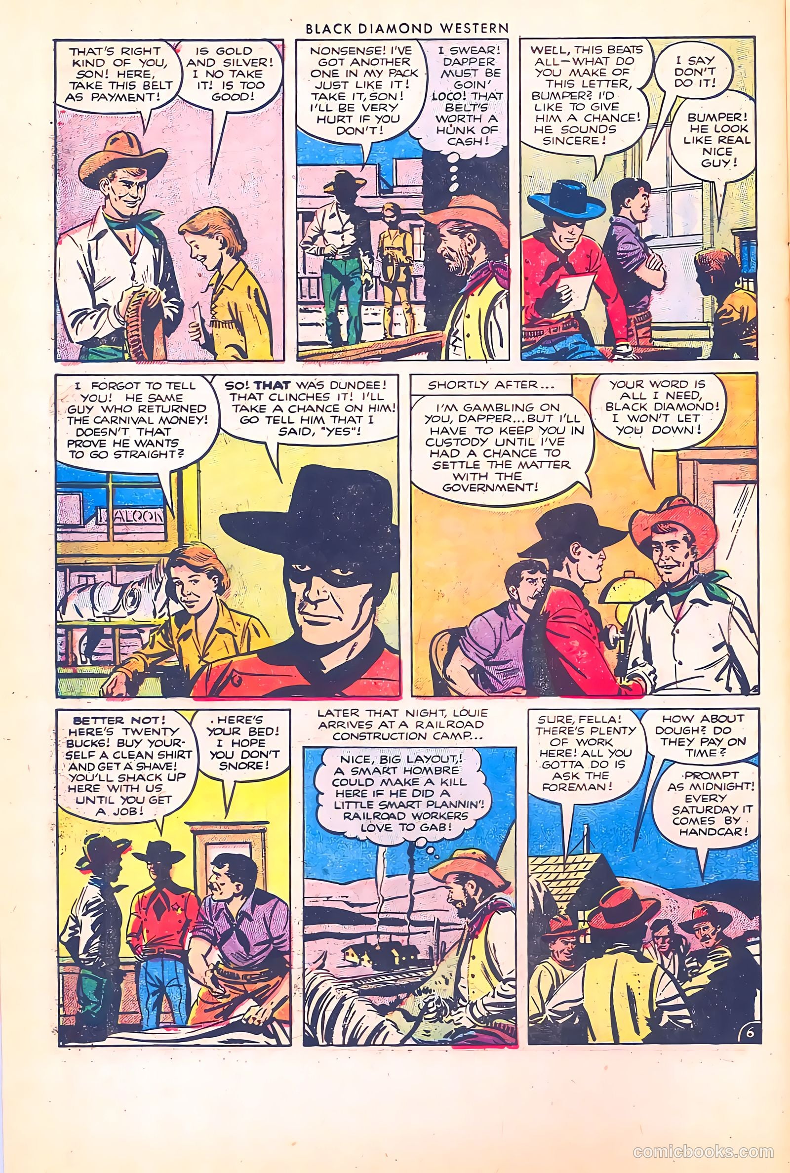 Black Diamond Western #39 (1952) — page 9 of 37
