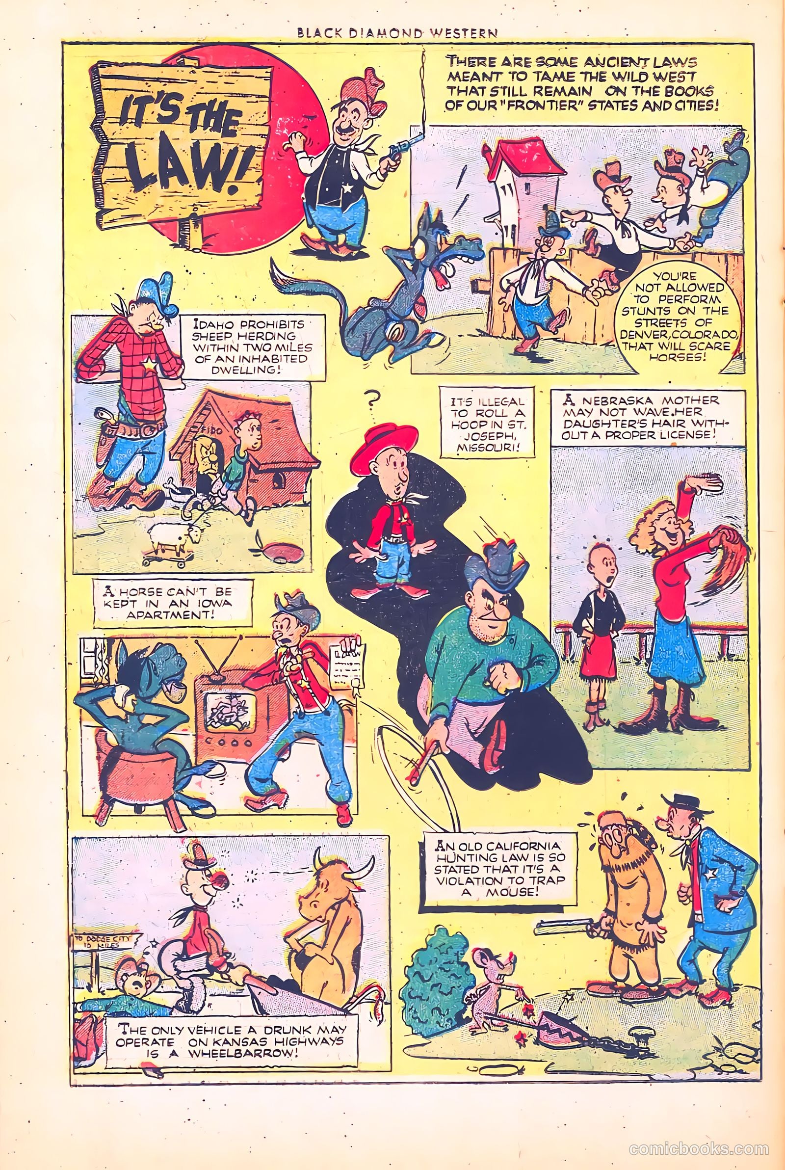 Black Diamond Western #39 (1952) — page 15 of 37