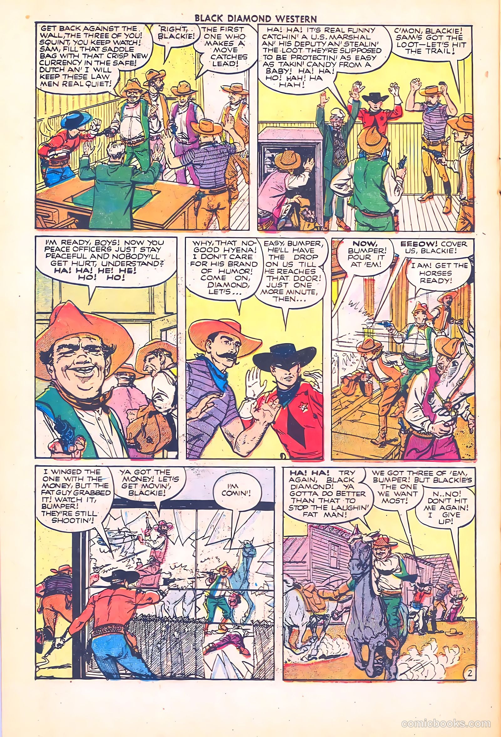 Black Diamond Western #39 (1952) — page 17 of 37