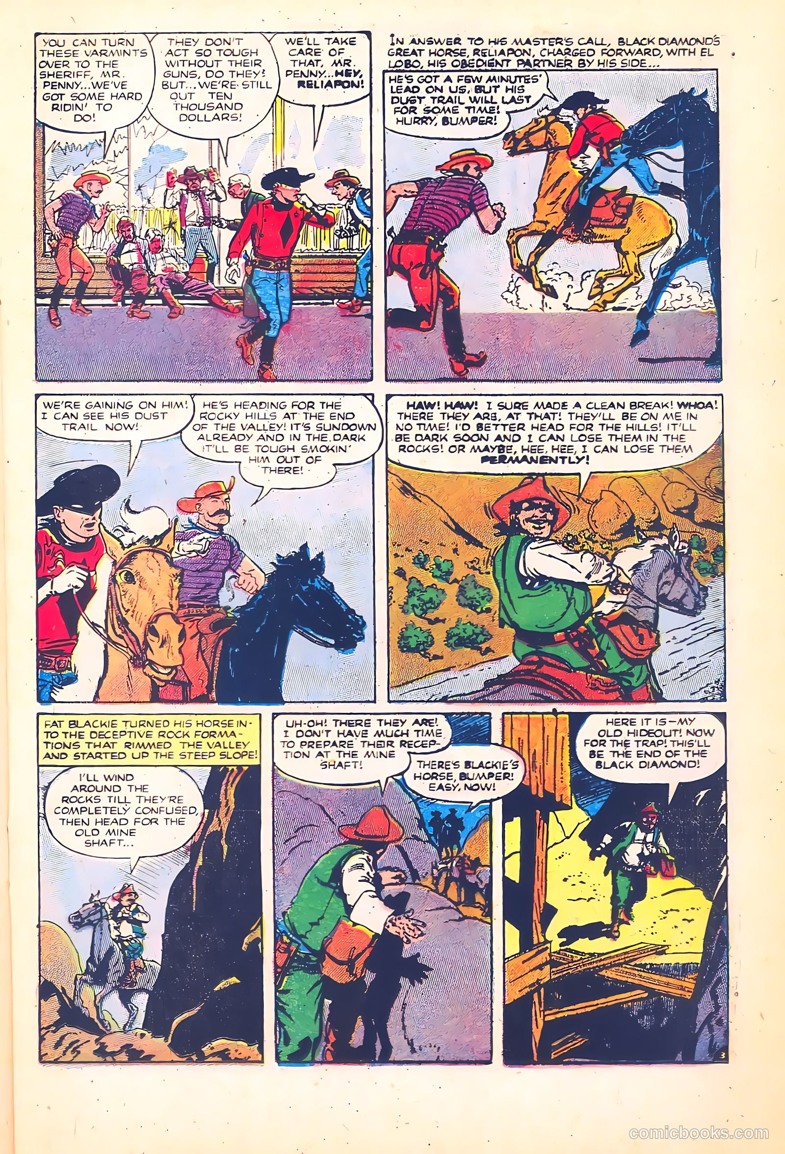 Black Diamond Western #39 (1952) — page 18 of 37