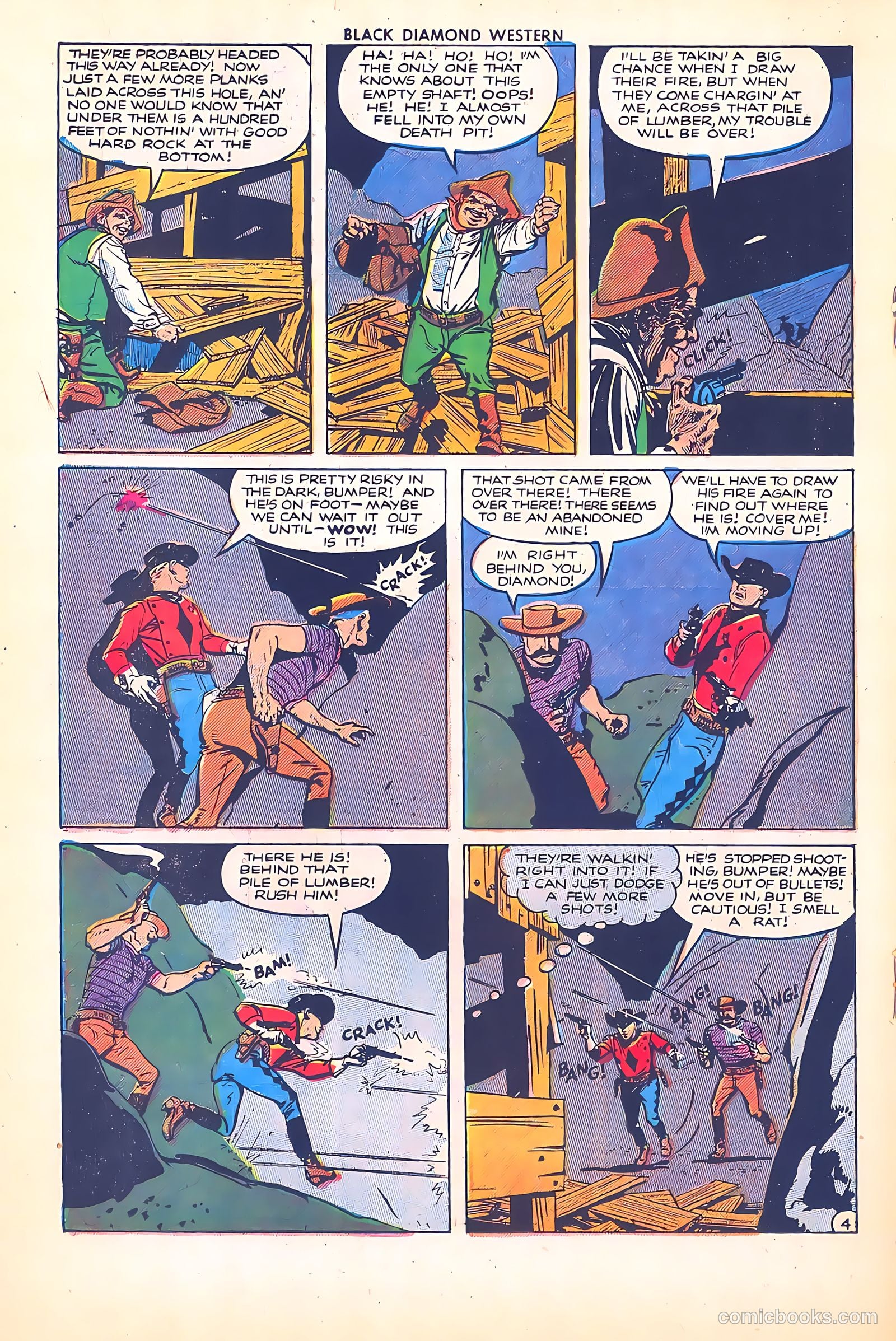 Black Diamond Western #39 (1952) — page 19 of 37