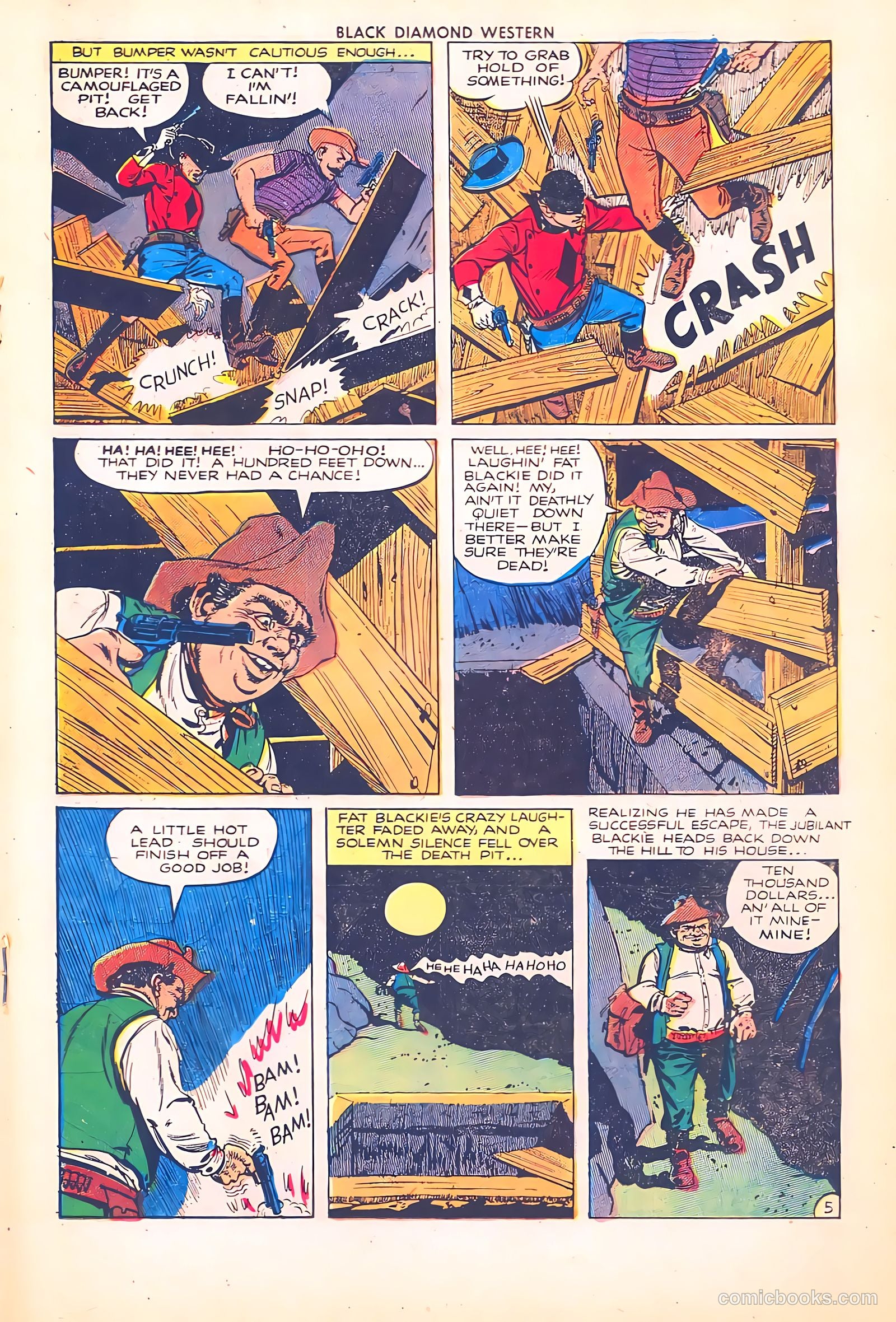 Black Diamond Western #39 (1952) — page 20 of 37