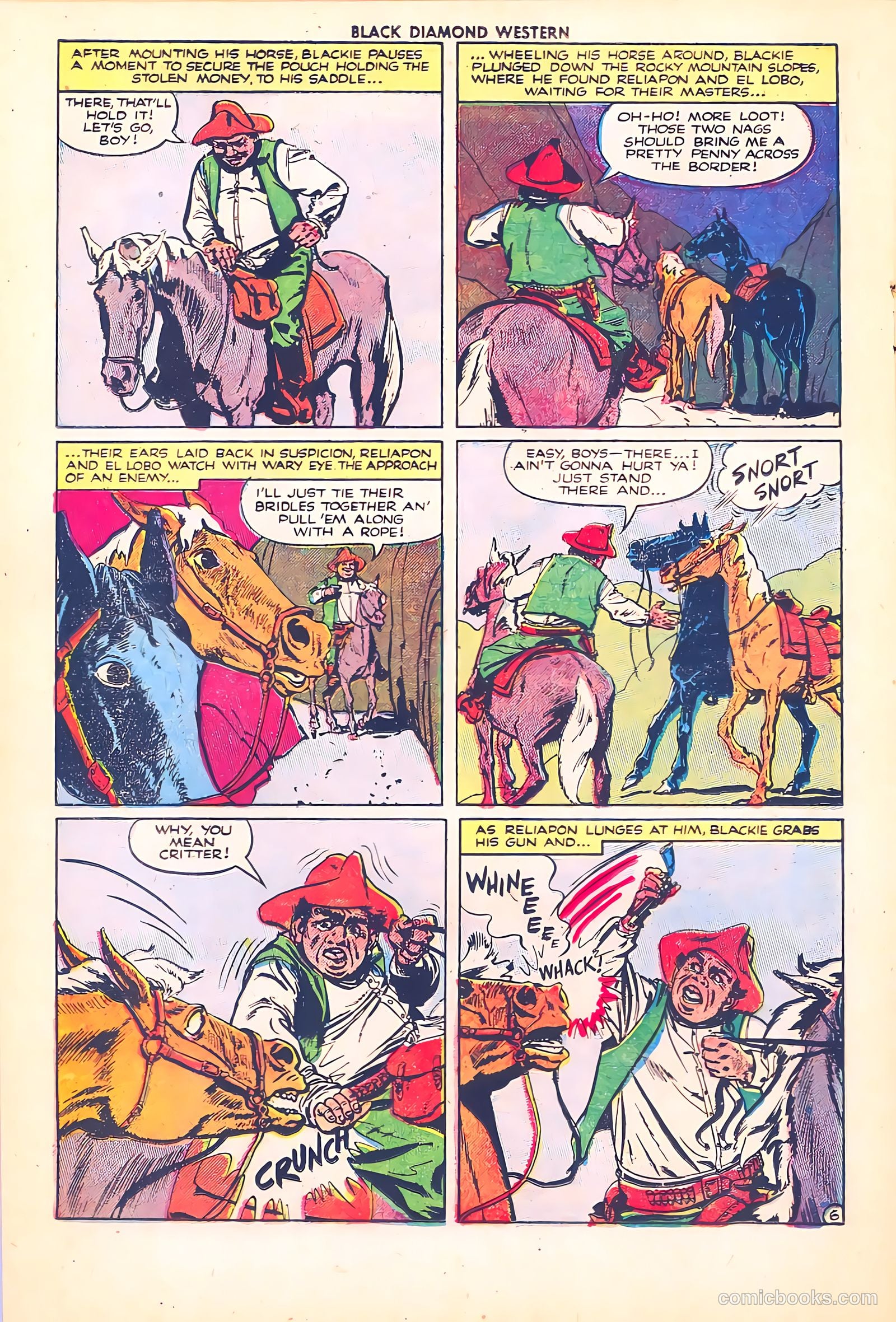 Black Diamond Western #39 (1952) — page 21 of 37