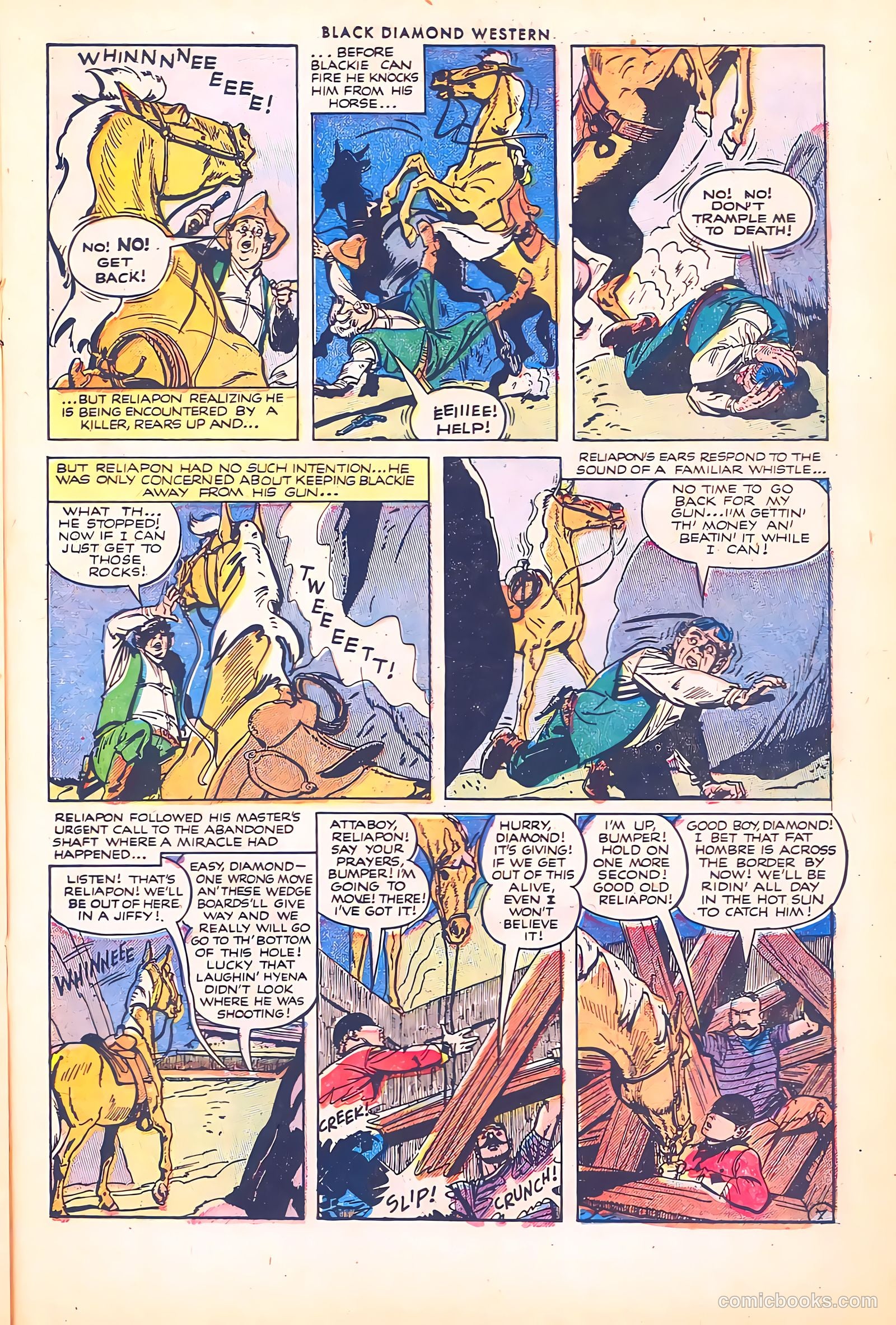 Black Diamond Western #39 (1952) — page 22 of 37