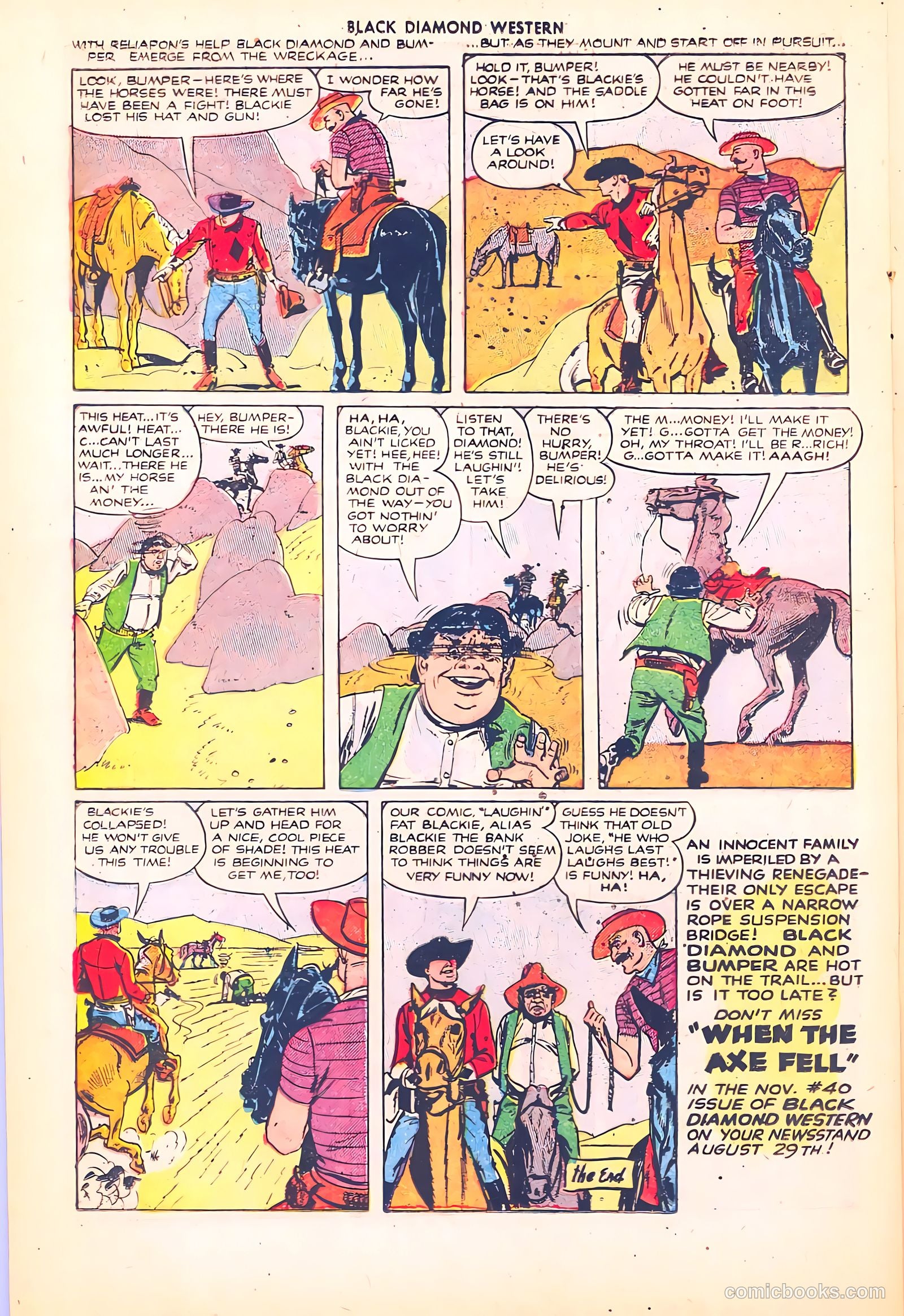 Black Diamond Western #39 (1952) — page 23 of 37