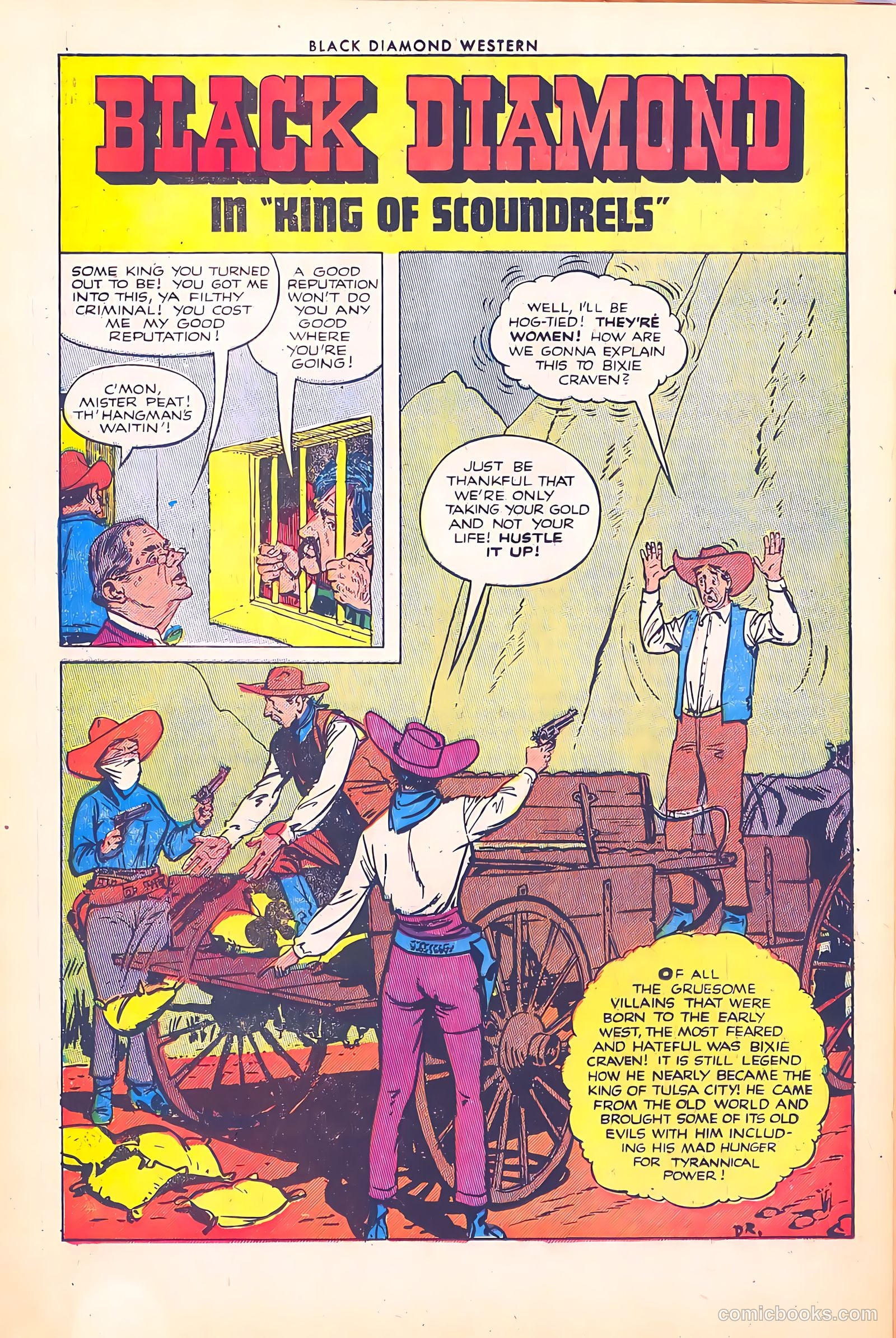 Black Diamond Western #39 (1952) — page 27 of 37