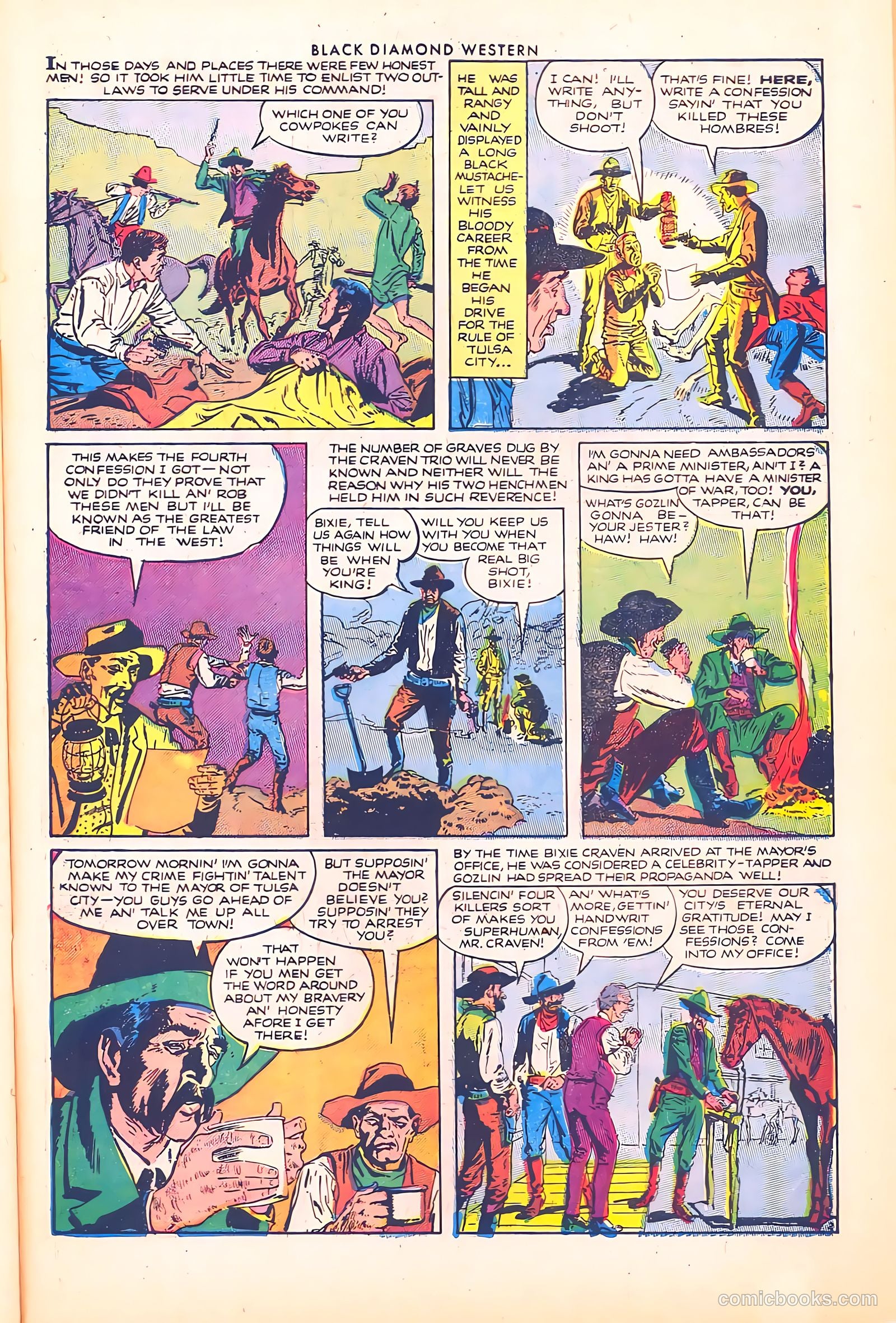 Black Diamond Western #39 (1952) — page 28 of 37
