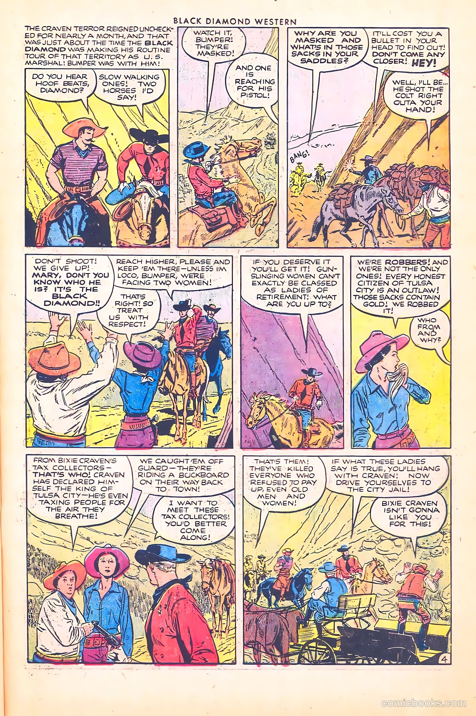 Black Diamond Western #39 (1952) — page 30 of 37