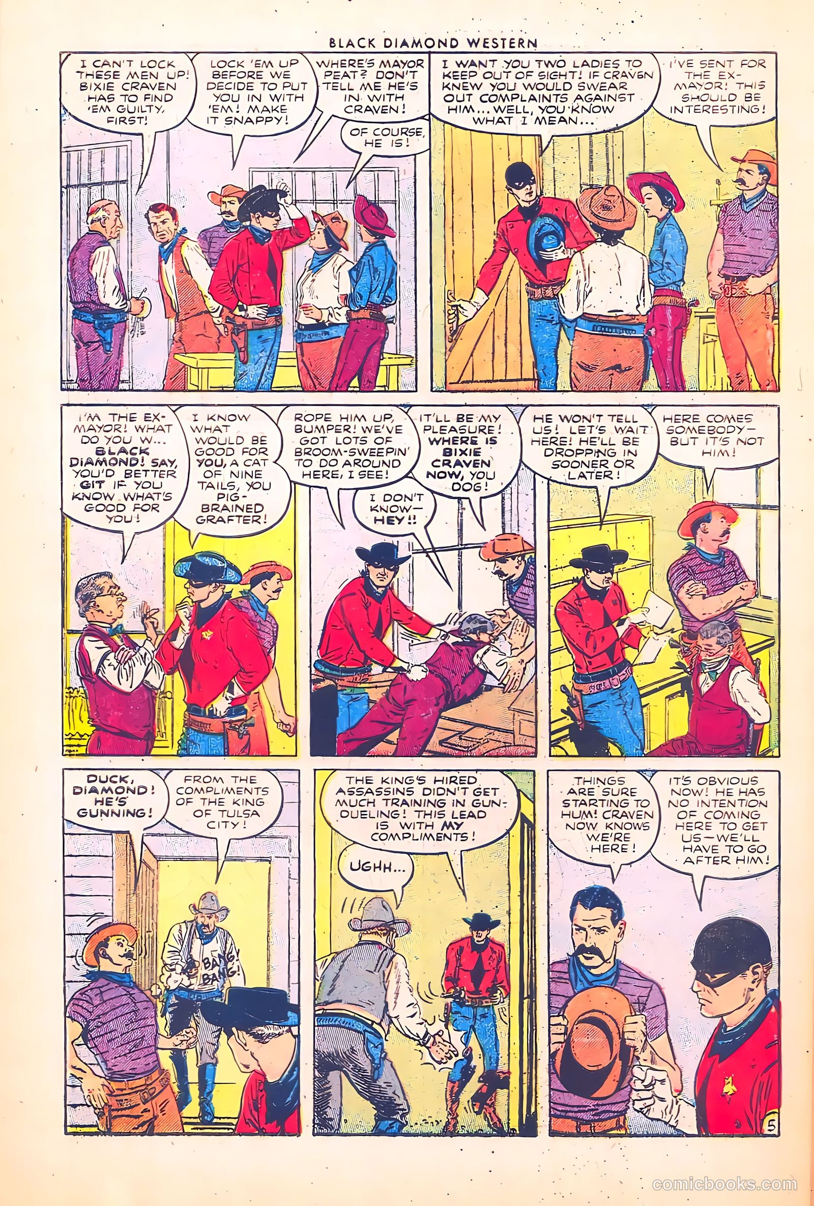 Black Diamond Western #39 (1952) — page 31 of 37