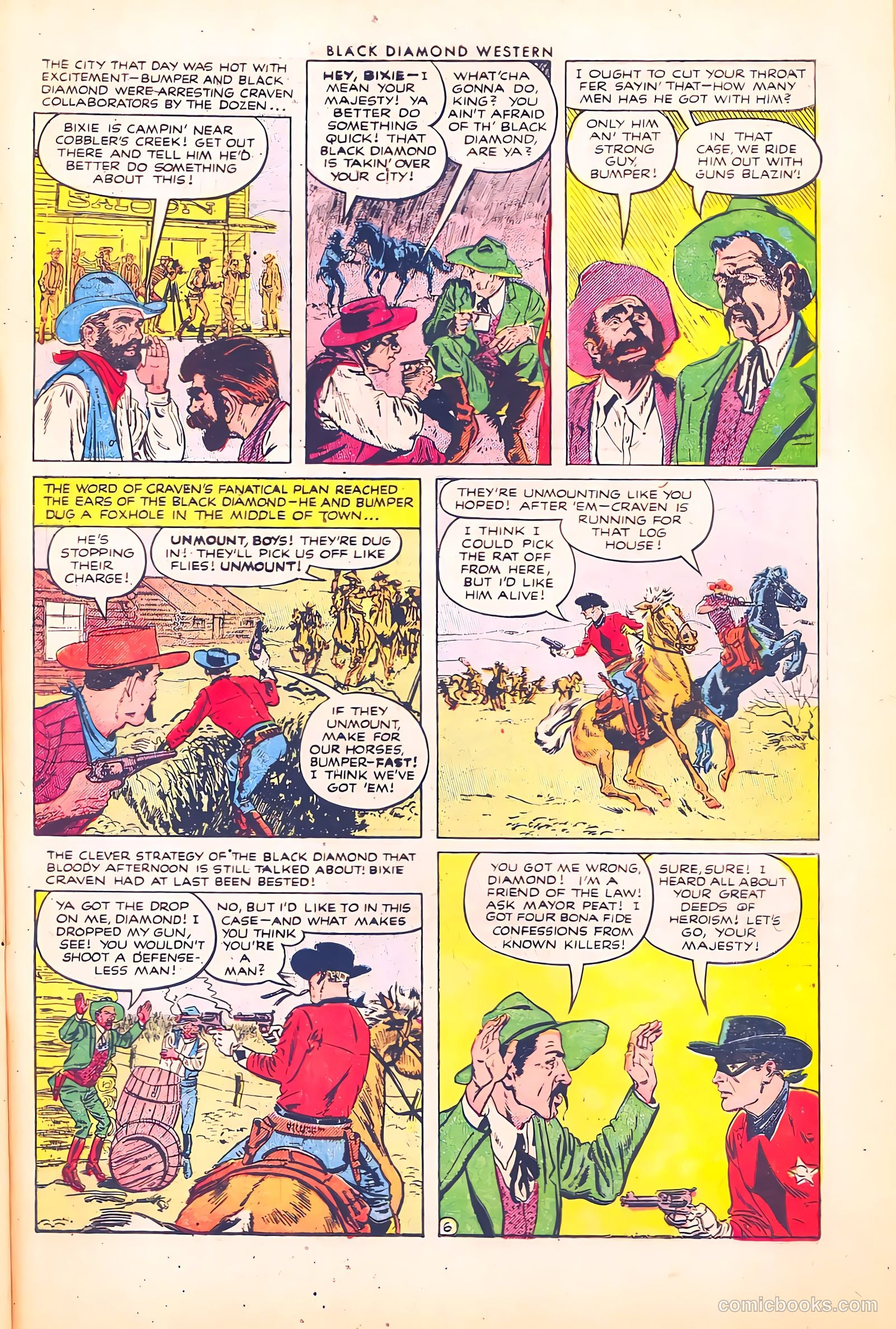 Black Diamond Western #39 (1952) — page 32 of 37