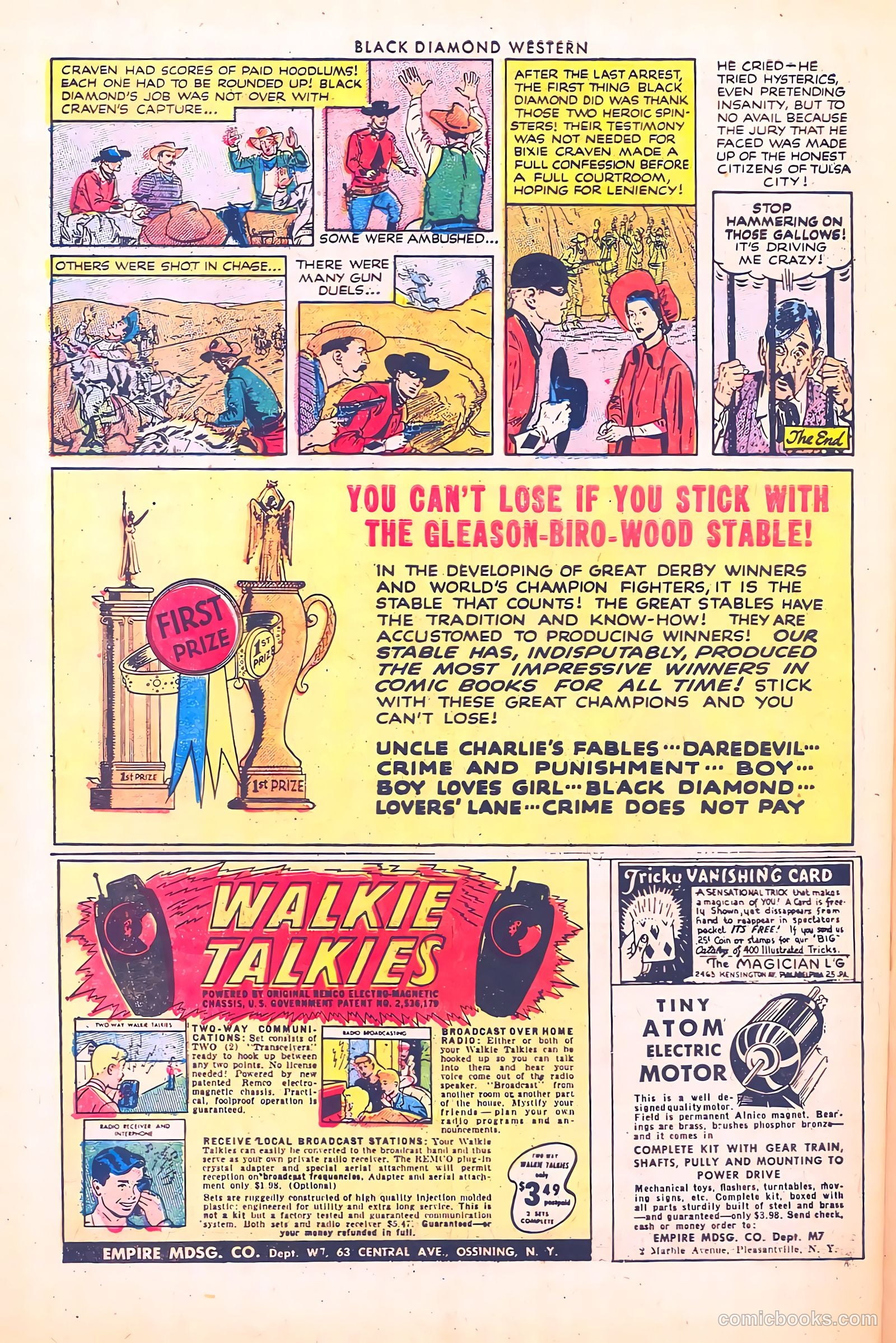 Black Diamond Western #39 (1952) — page 33 of 37