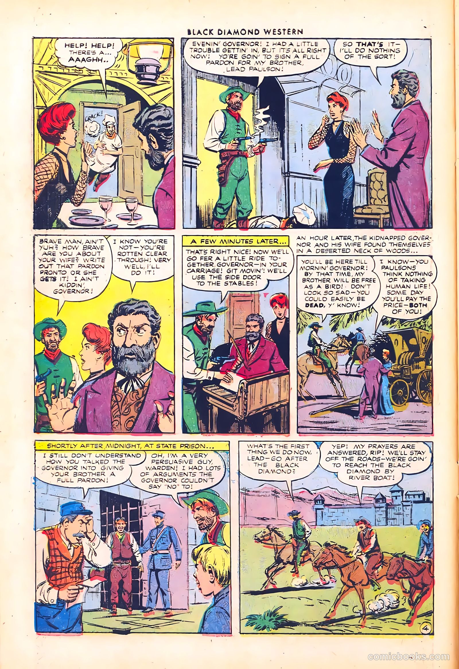 Black Diamond Western #40 (1952, Lev Gleason Publications, Inc.) — page 7 of 37