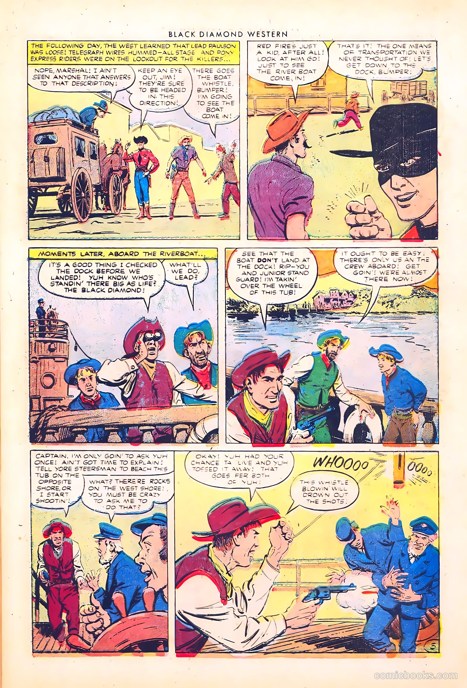 Black Diamond Western #40 (1952, Lev Gleason Publications, Inc.) — page 8 of 37