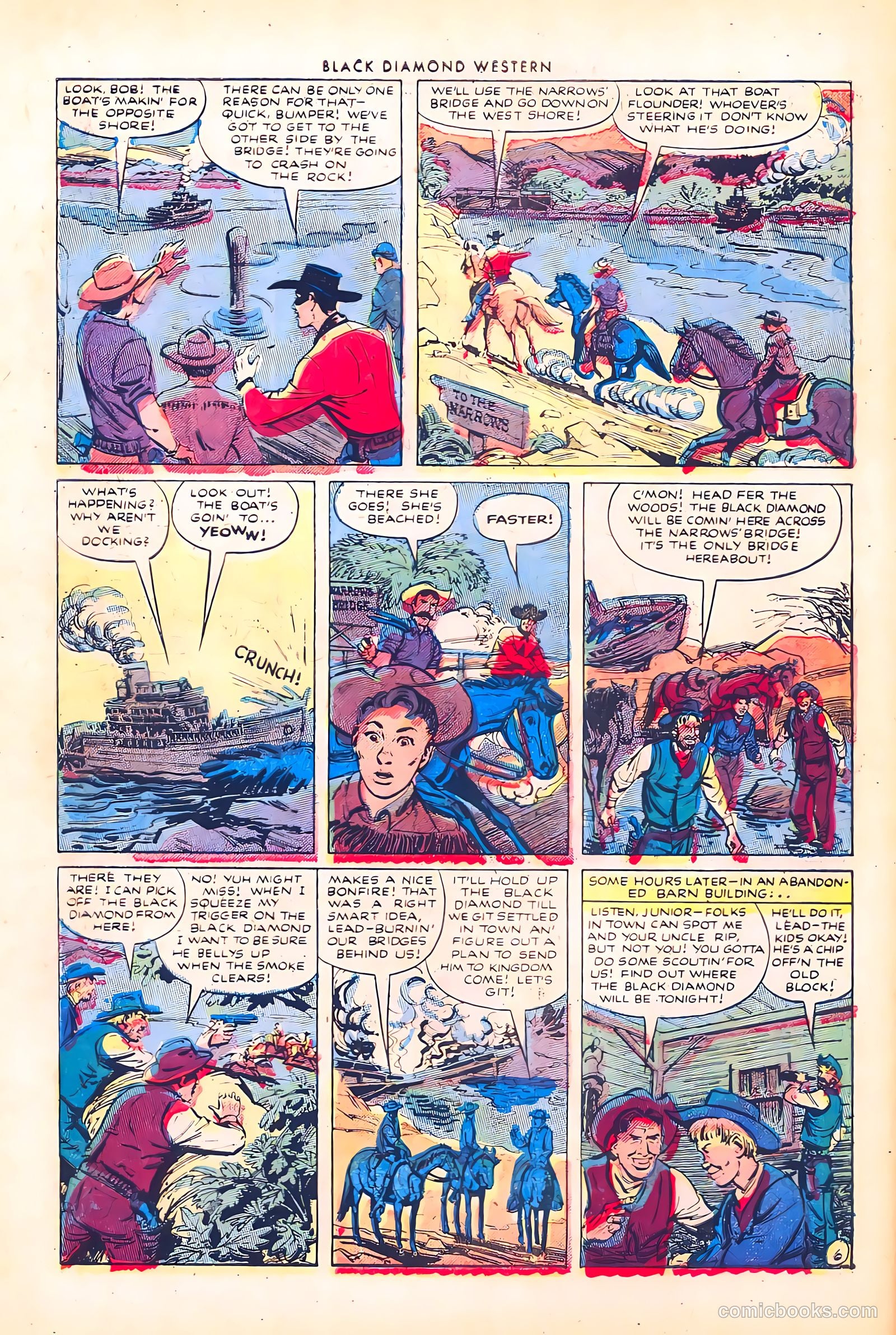 Black Diamond Western #40 (1952, Lev Gleason Publications, Inc.) — page 9 of 37
