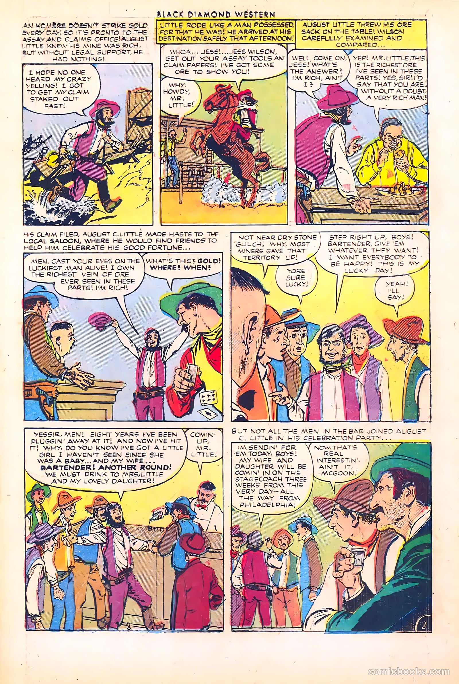 Black Diamond Western #40 (1952, Lev Gleason Publications, Inc.) — page 16 of 37