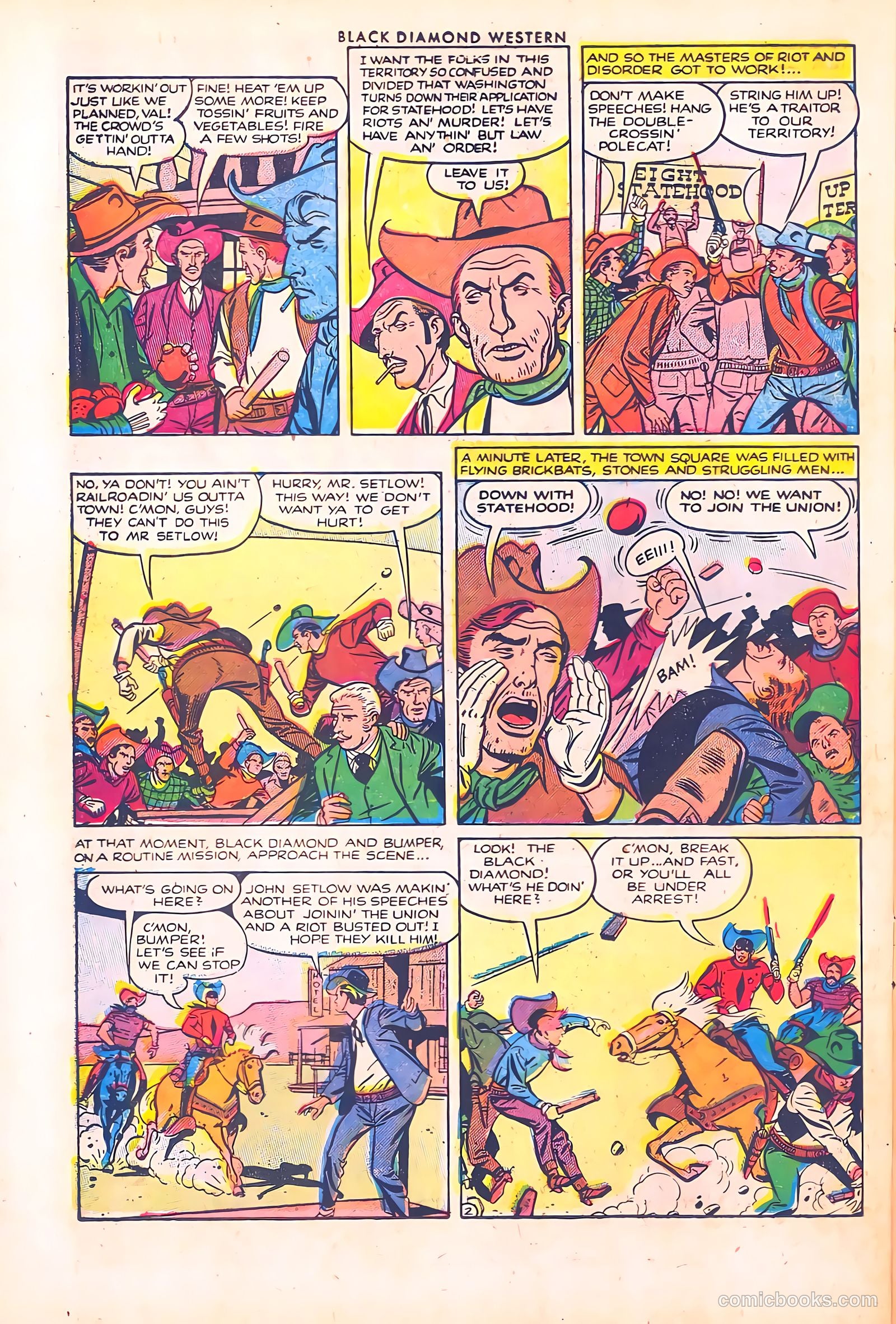 Black Diamond Western #40 (1952, Lev Gleason Publications, Inc.) — page 27 of 37