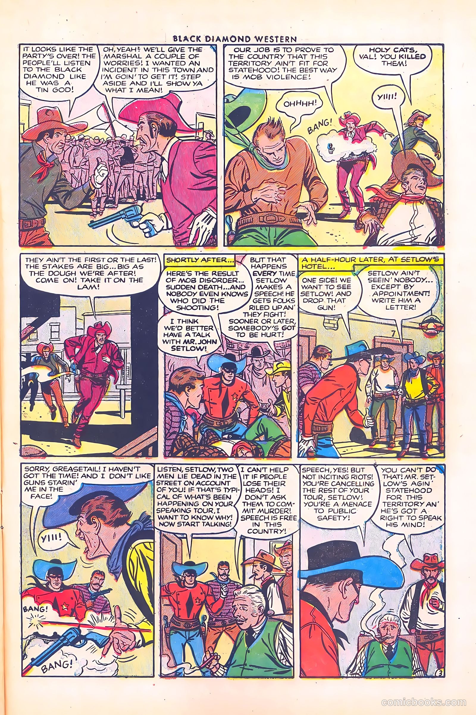 Black Diamond Western #40 (1952, Lev Gleason Publications, Inc.) — page 28 of 37