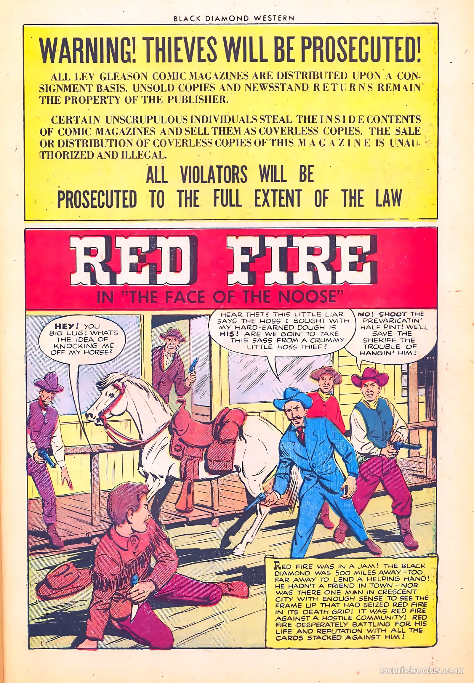 Black Diamond Western #41 (1952) — page 4 of 37