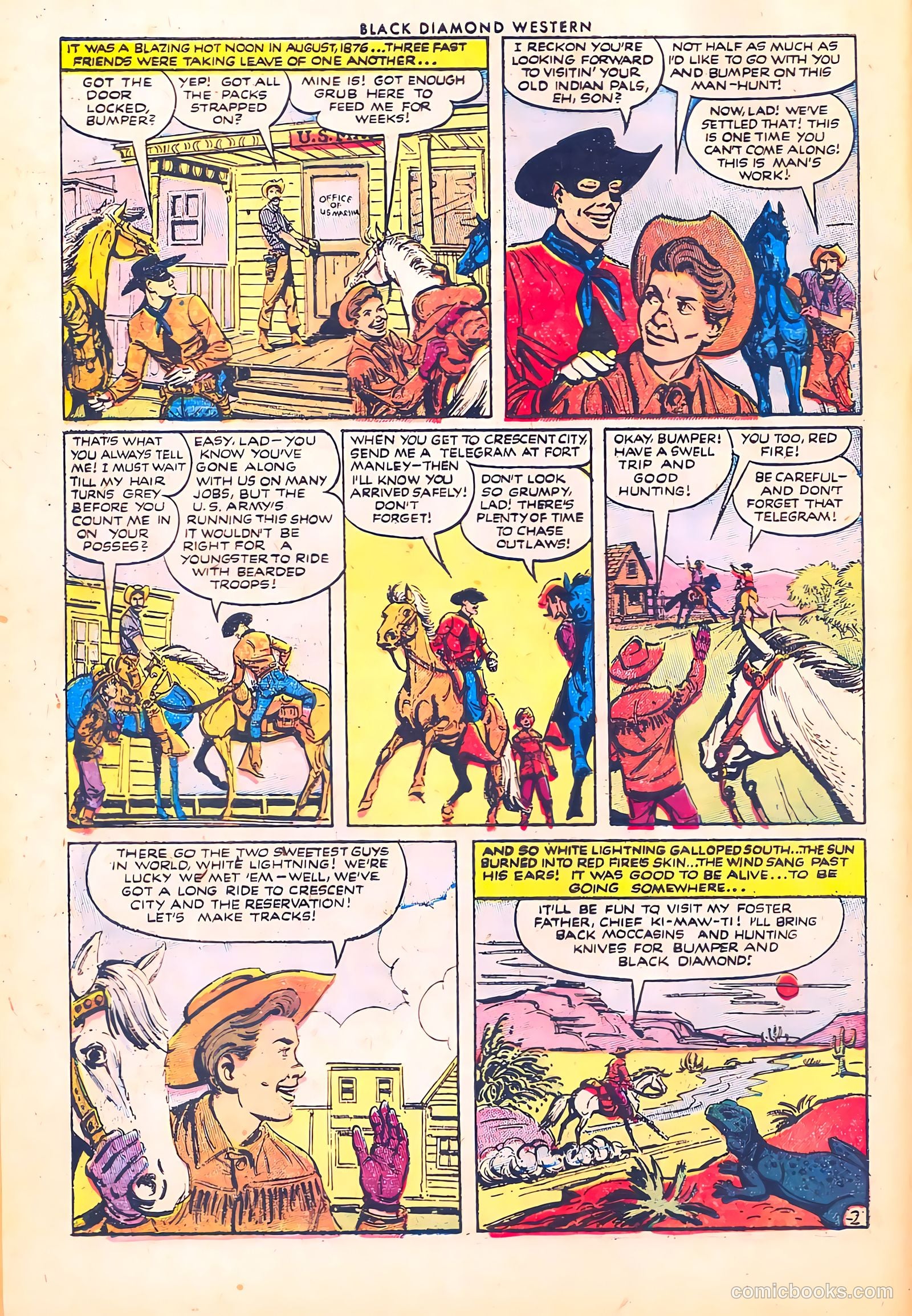 Black Diamond Western #41 (1952) — page 5 of 37