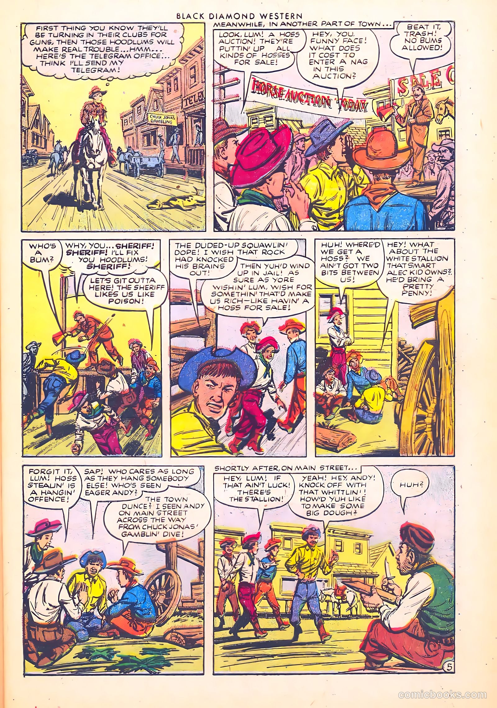 Black Diamond Western #41 (1952) — page 8 of 37