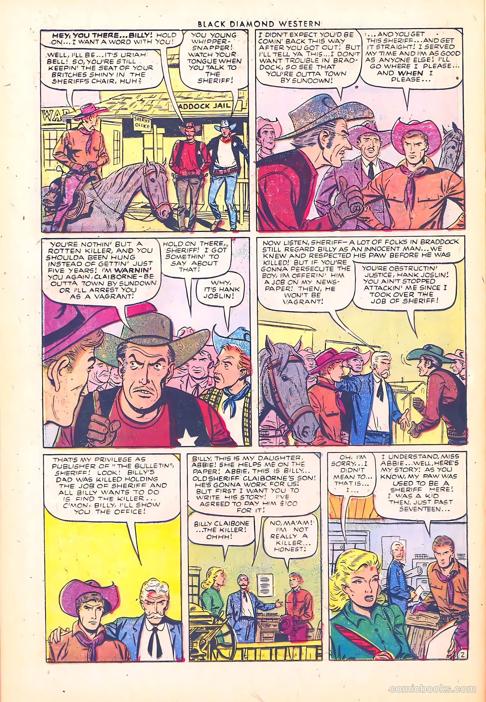 Black Diamond Western #41 (1952) — page 15 of 37