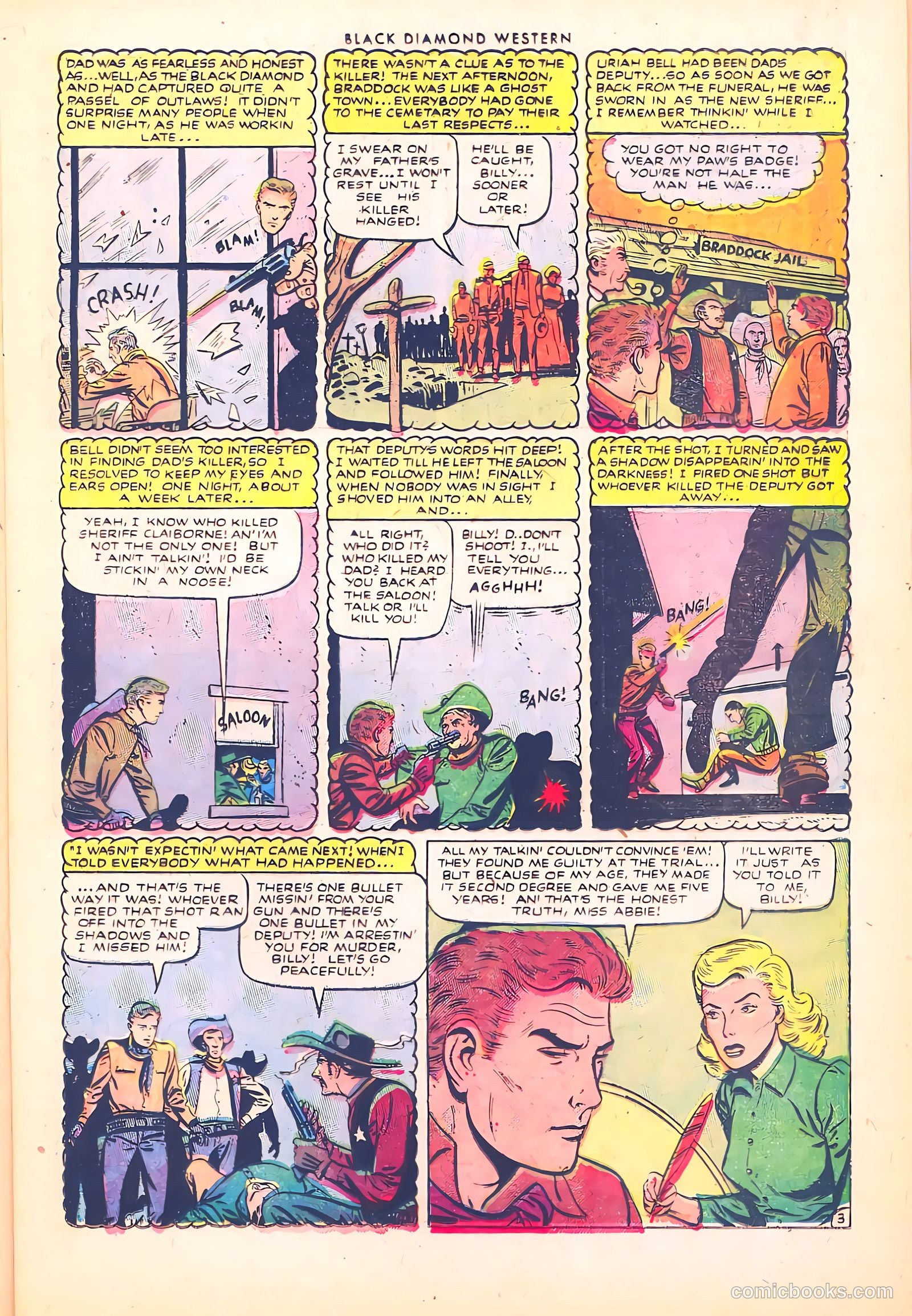Black Diamond Western #41 (1952) — page 16 of 37