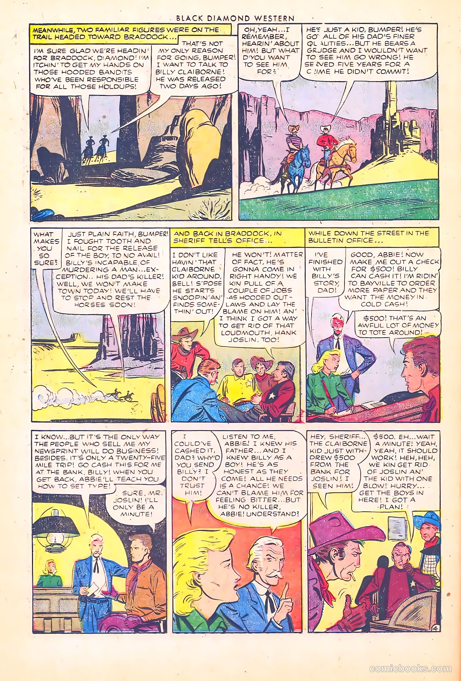 Black Diamond Western #41 (1952) — page 17 of 37