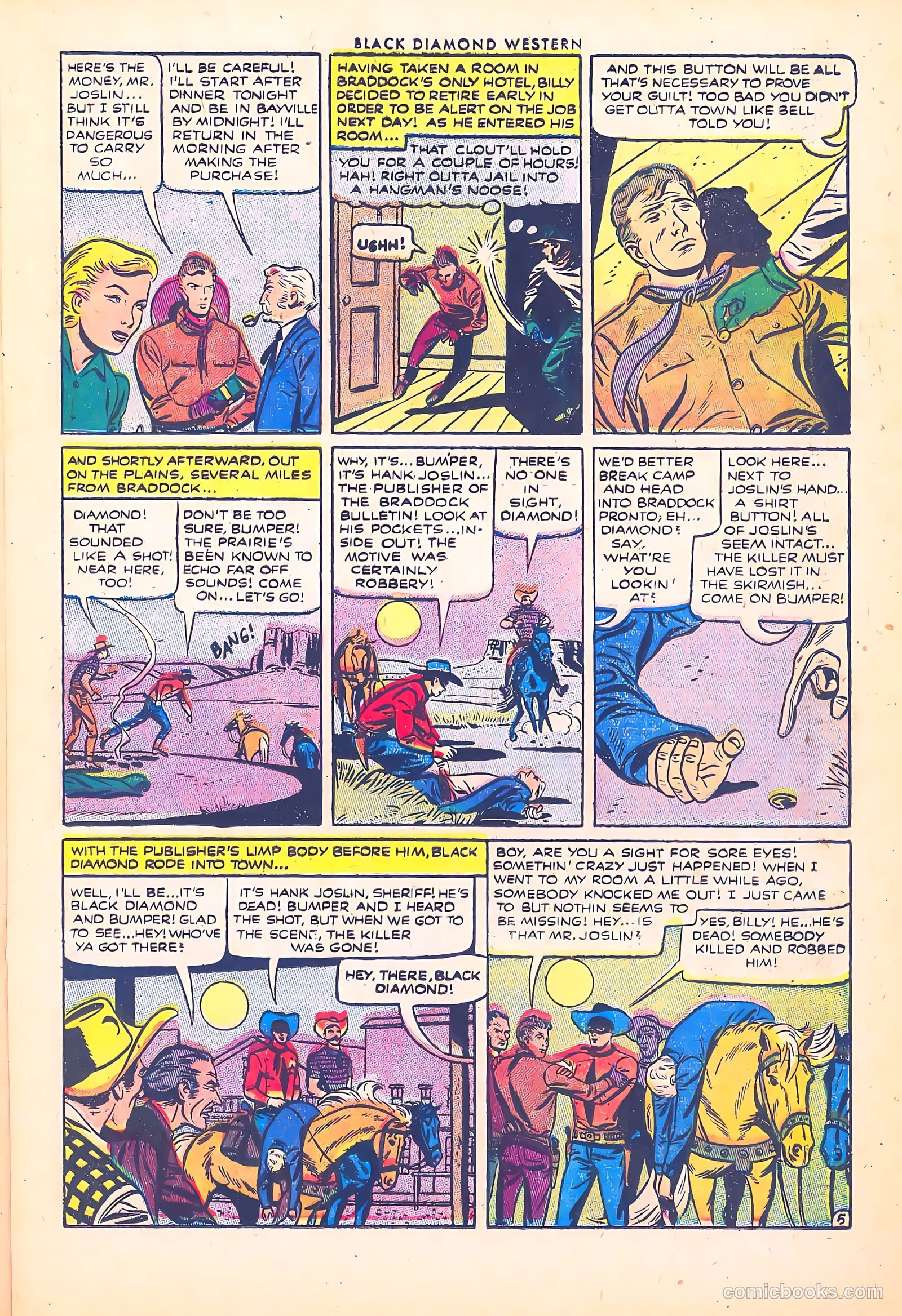 Black Diamond Western #41 (1952) — page 18 of 37