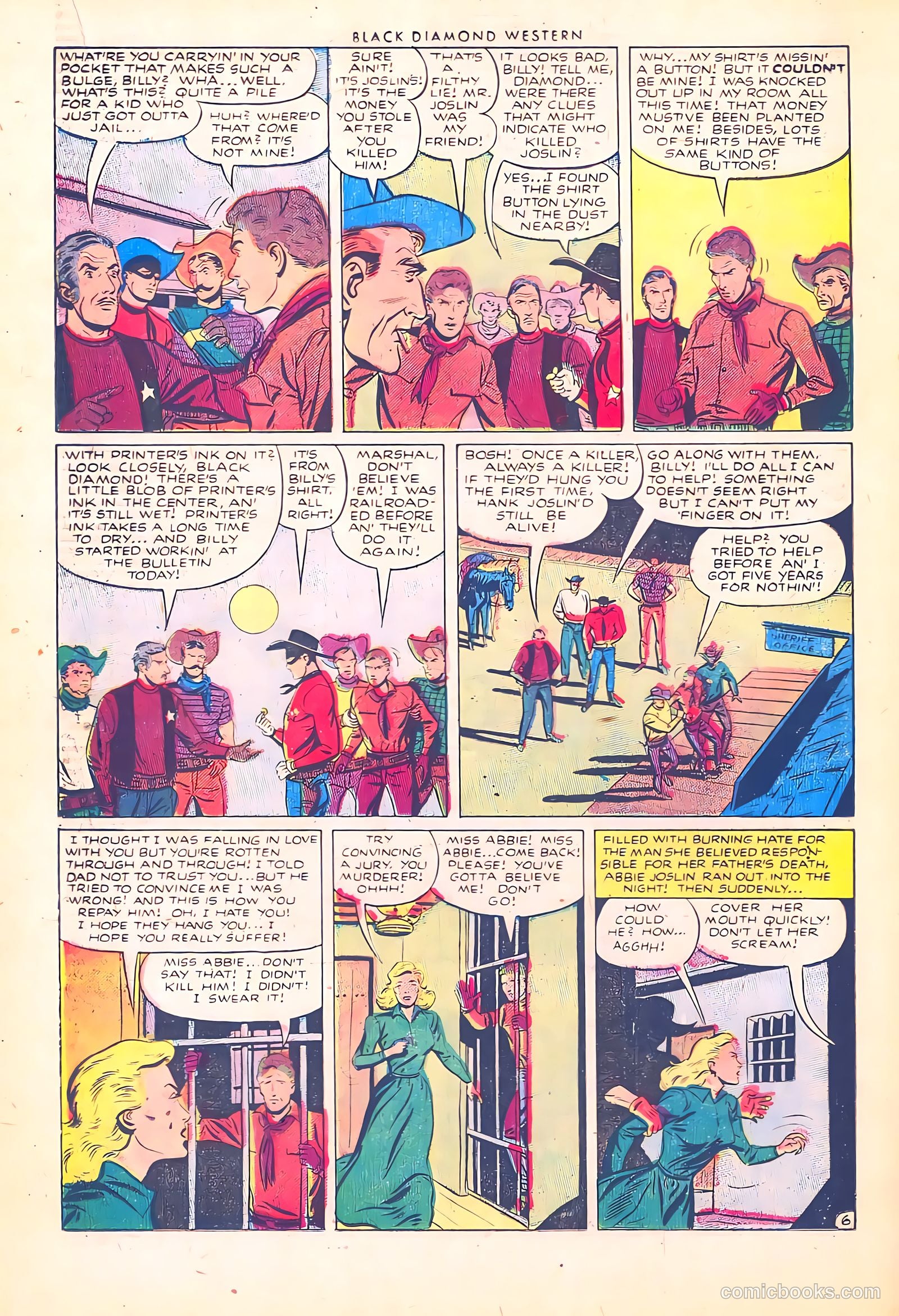Black Diamond Western #41 (1952) — page 19 of 37