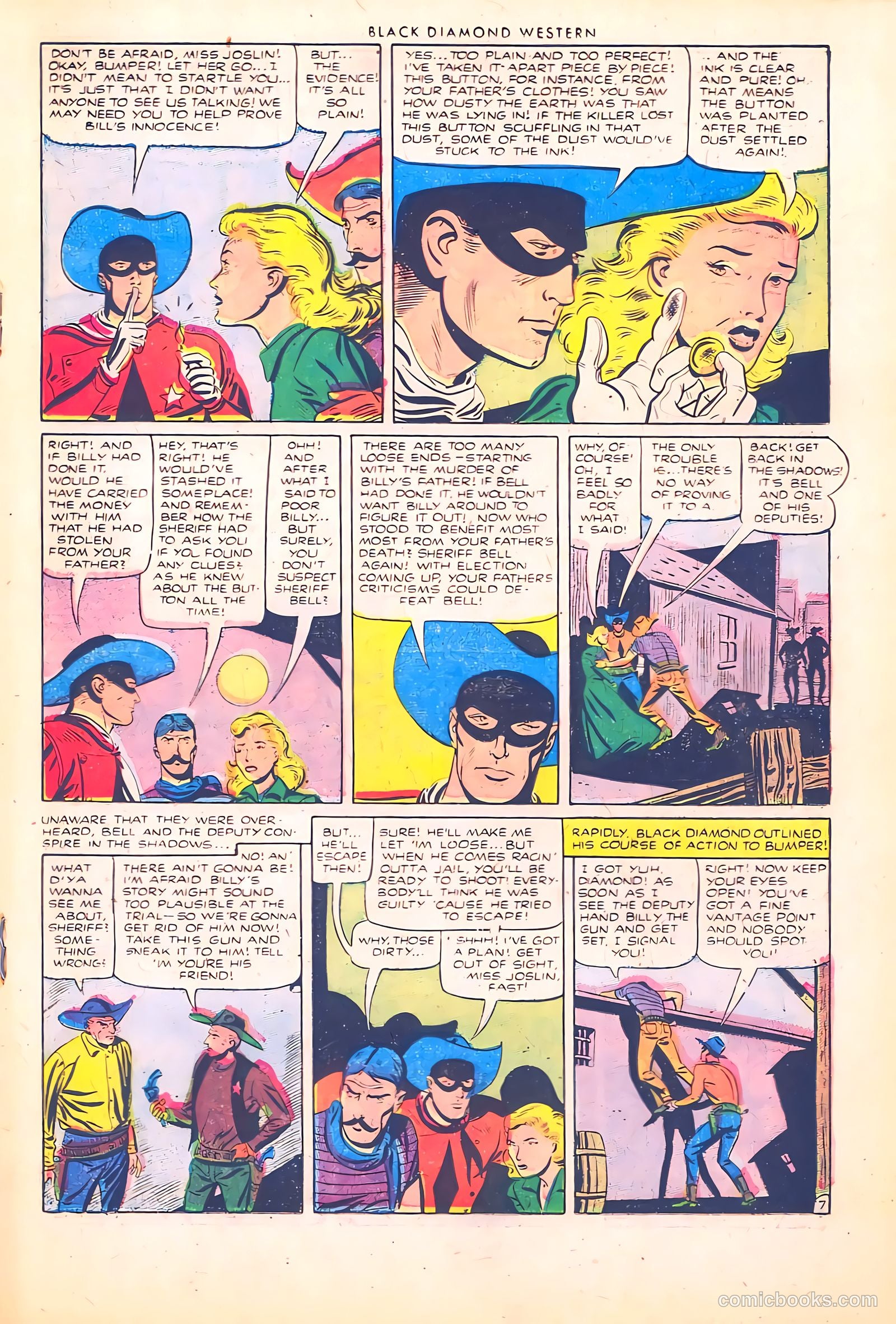 Black Diamond Western #41 (1952) — page 20 of 37
