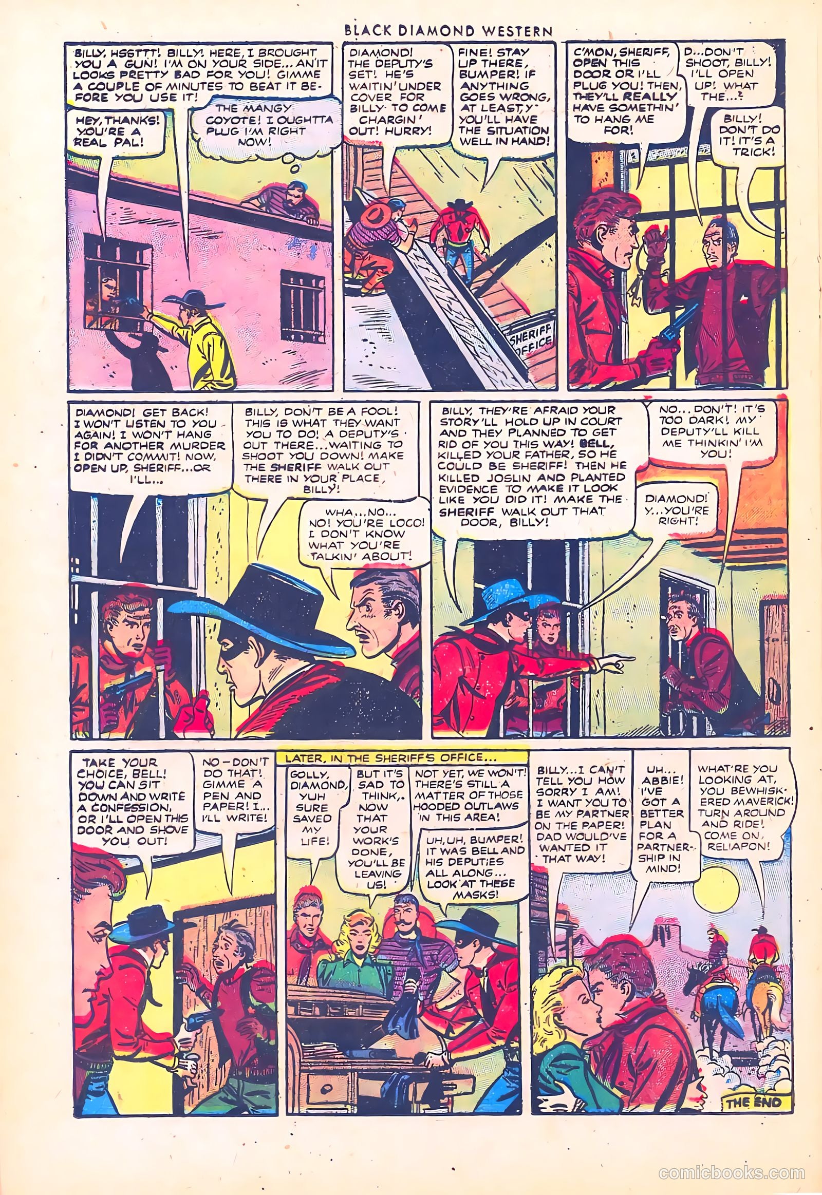 Black Diamond Western #41 (1952) — page 21 of 37