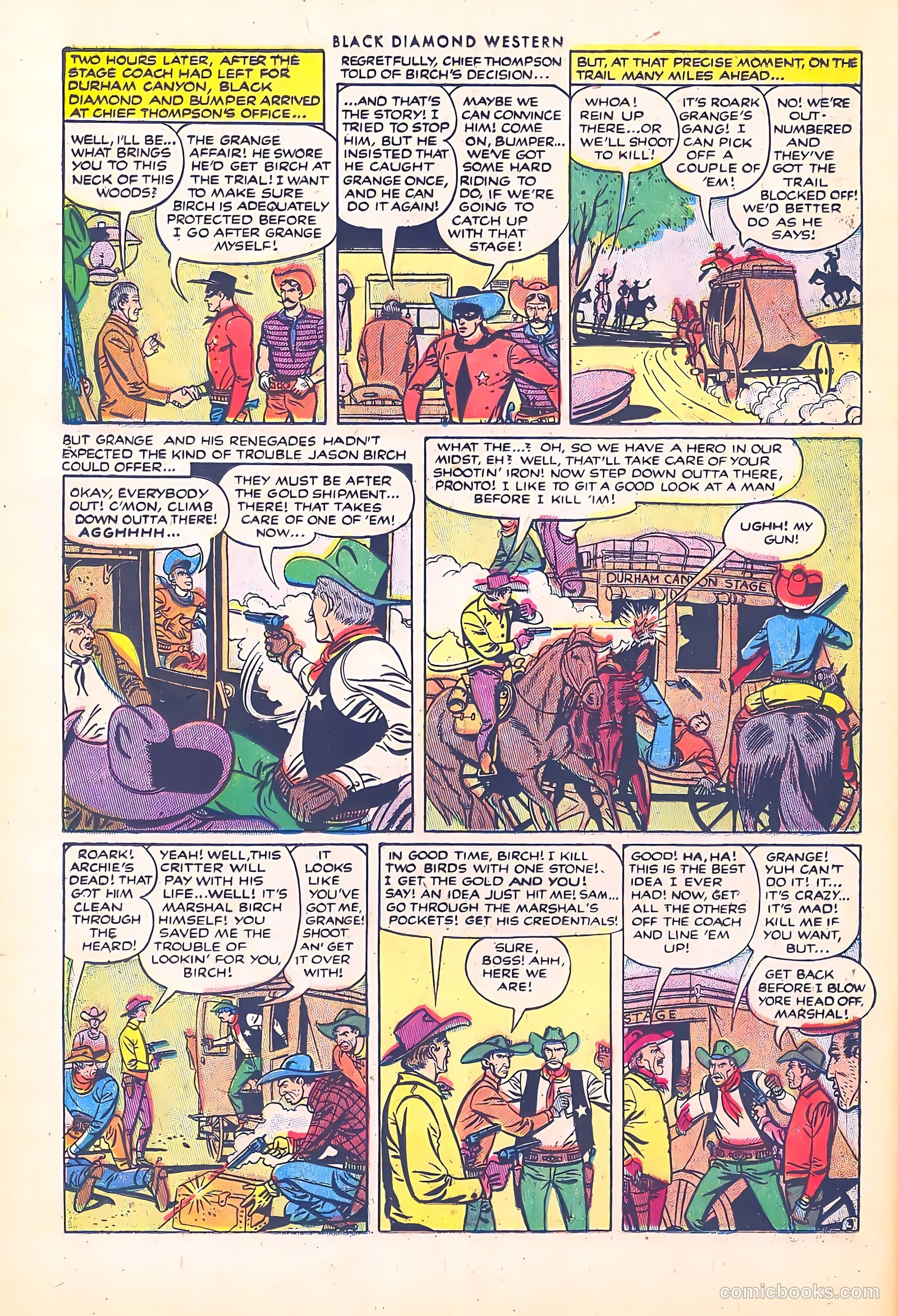 Black Diamond Western #41 (1952) — page 27 of 37