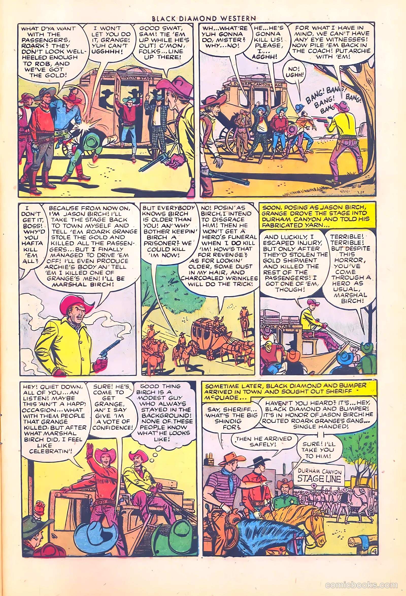 Black Diamond Western #41 (1952) — page 28 of 37