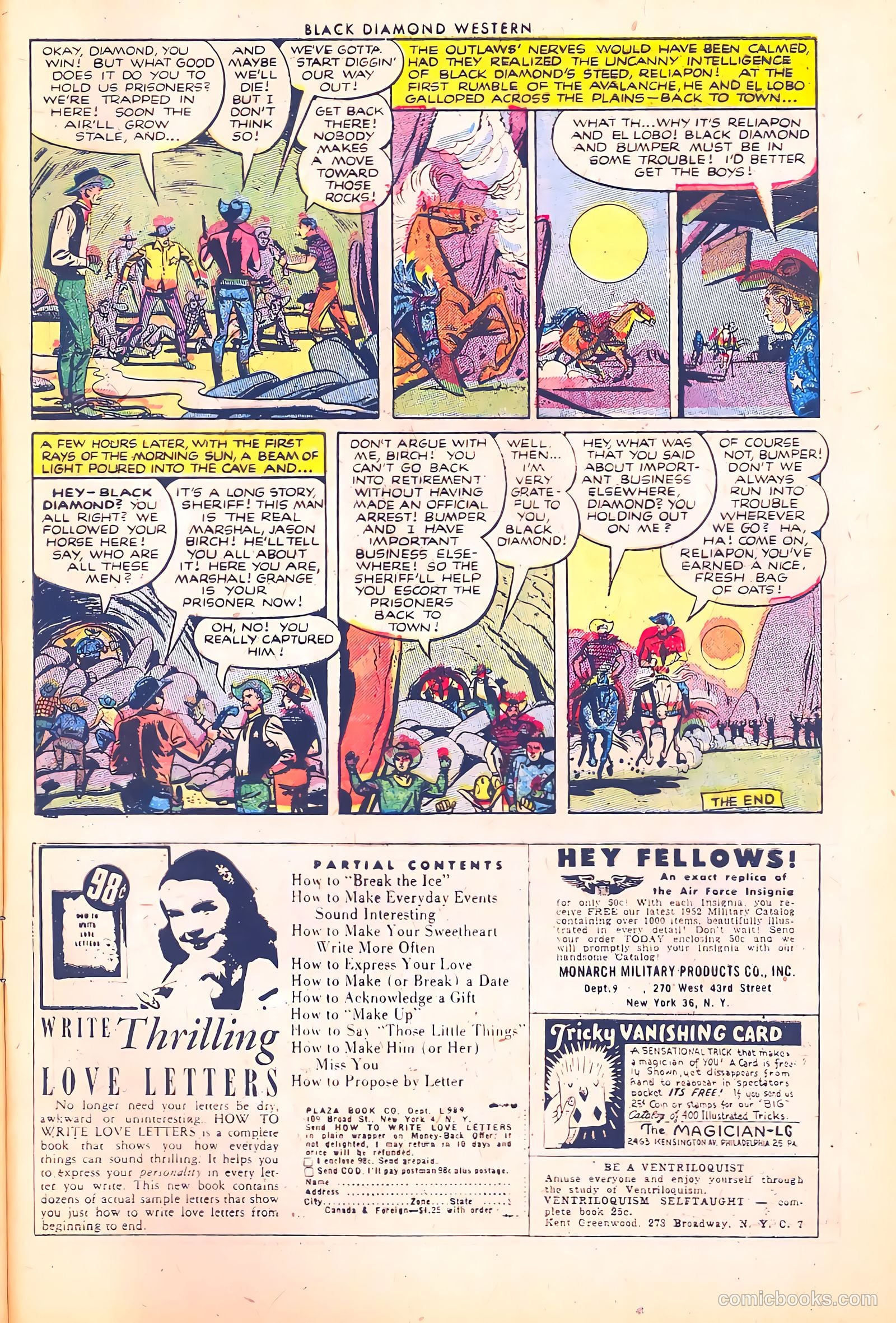 Black Diamond Western #41 (1952) — page 32 of 37