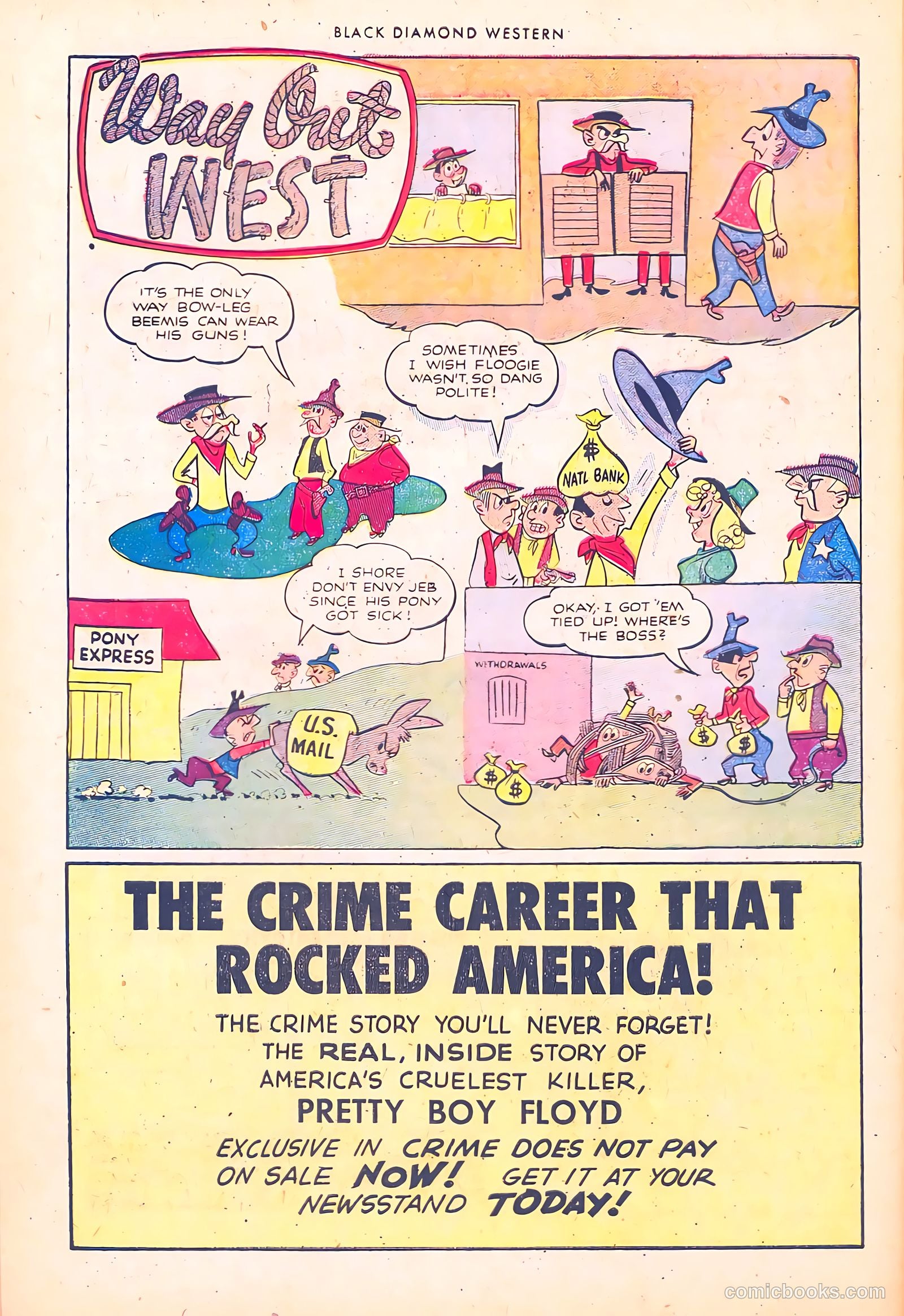 Black Diamond Western #41 (1952) — page 33 of 37