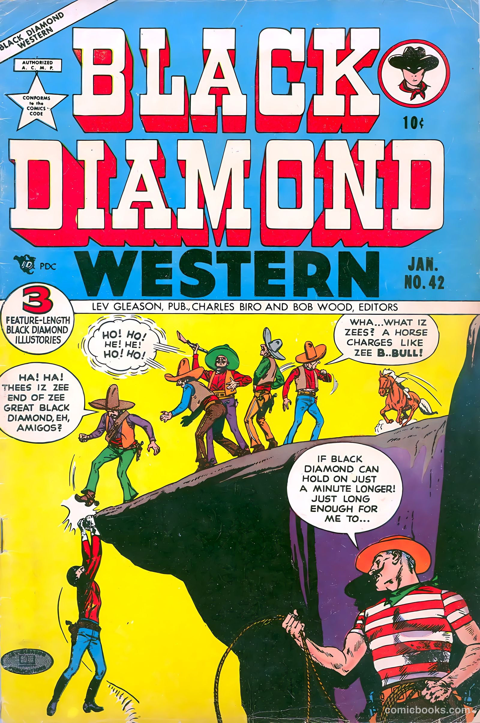 Black Diamond Western #42 (1953) — page 1