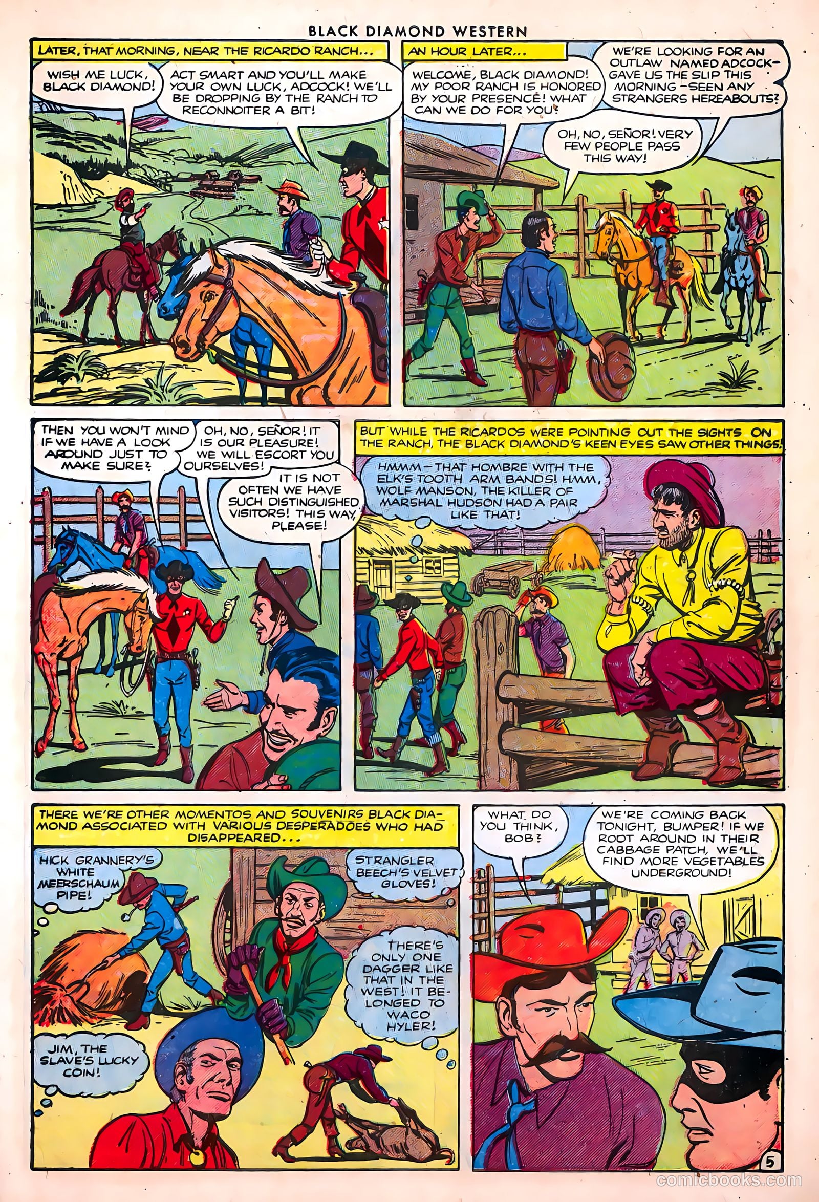 Black Diamond Western #42 (1953) — page 7