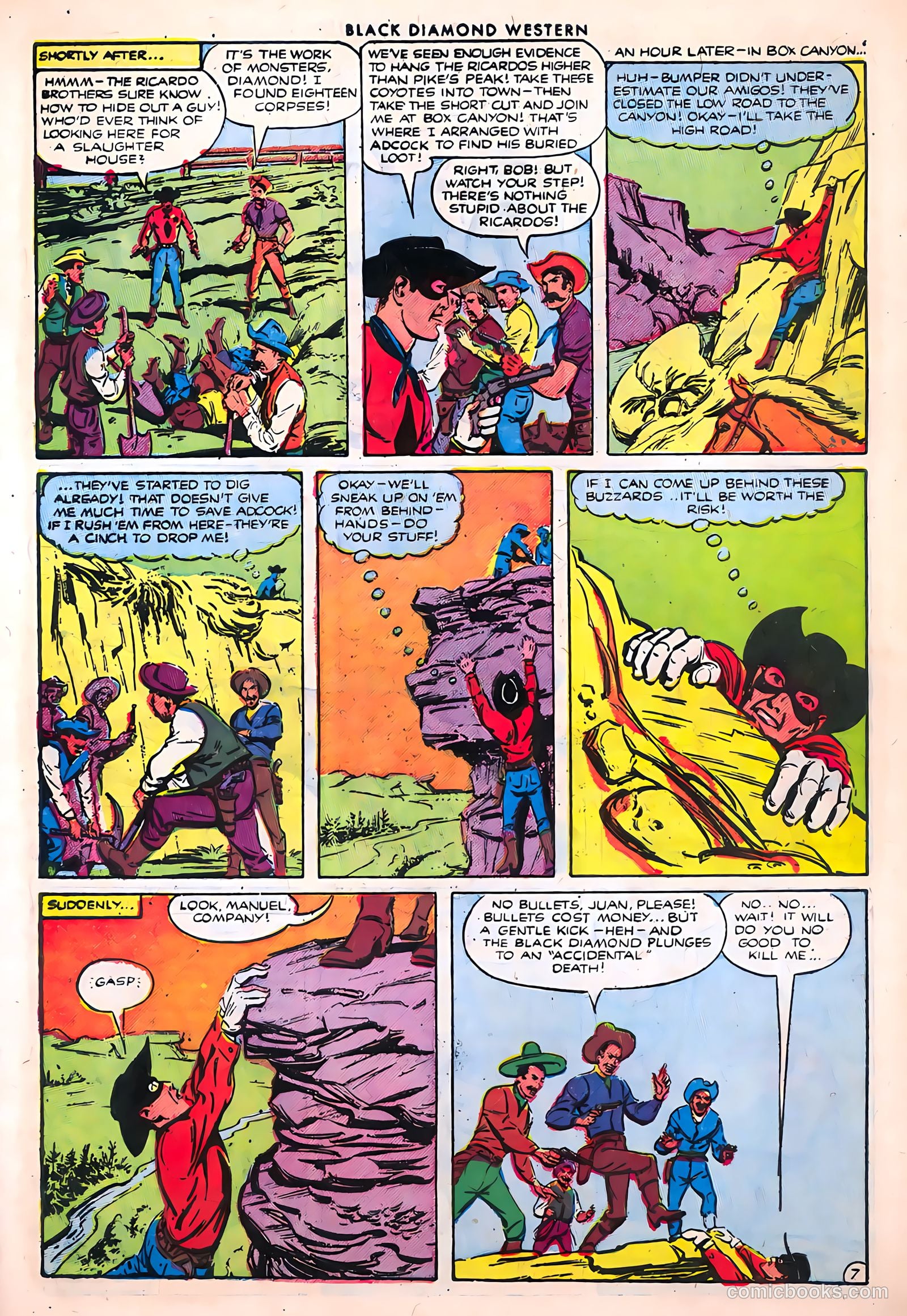 Black Diamond Western #42 (1953) — page 9