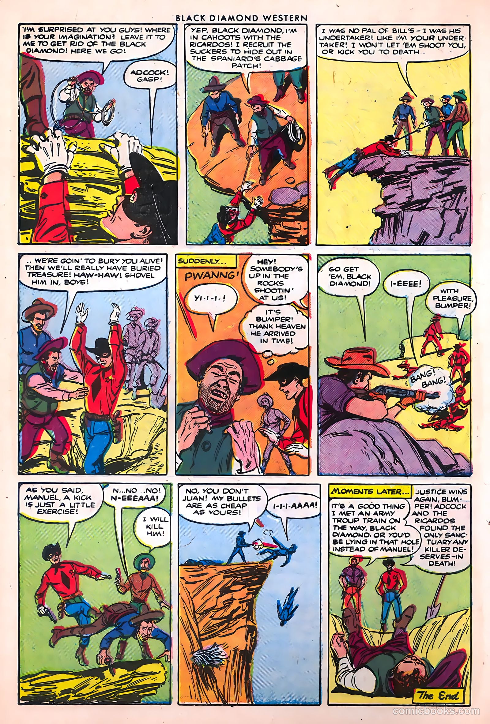Black Diamond Western #42 (1953) — page 10