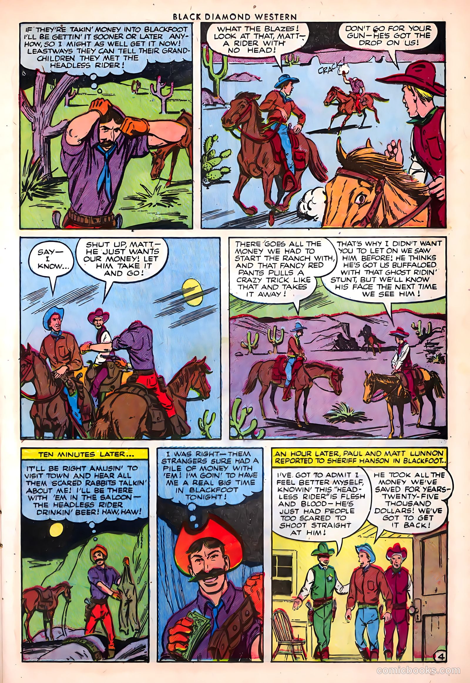 Black Diamond Western #42 (1953) — page 15
